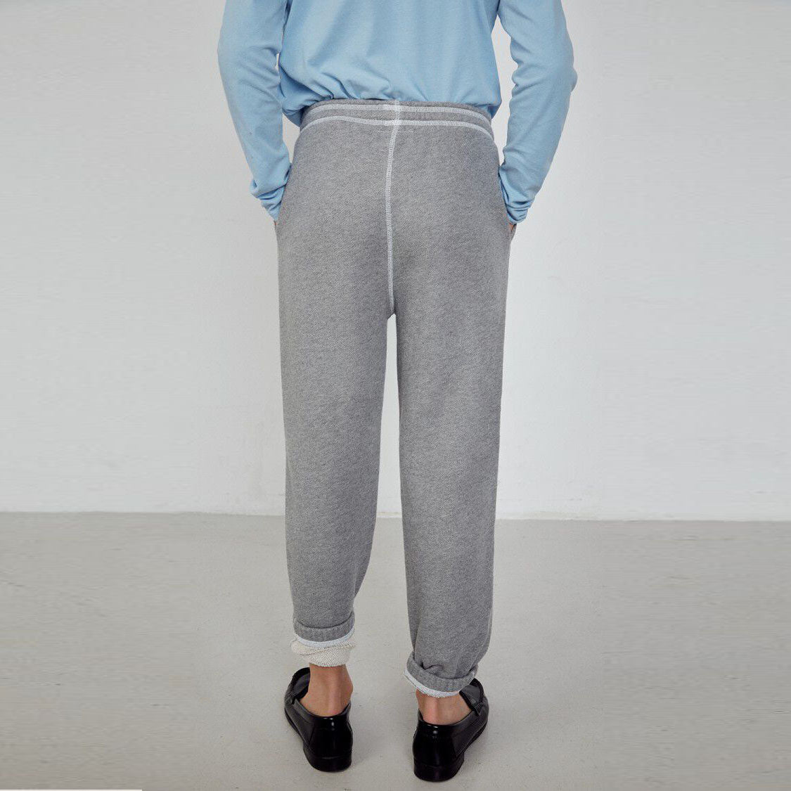 Boys & Girls Grey Cotton Trousers