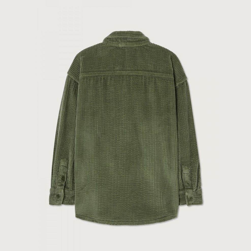 Boys & Girls Green Corduroy Shirt