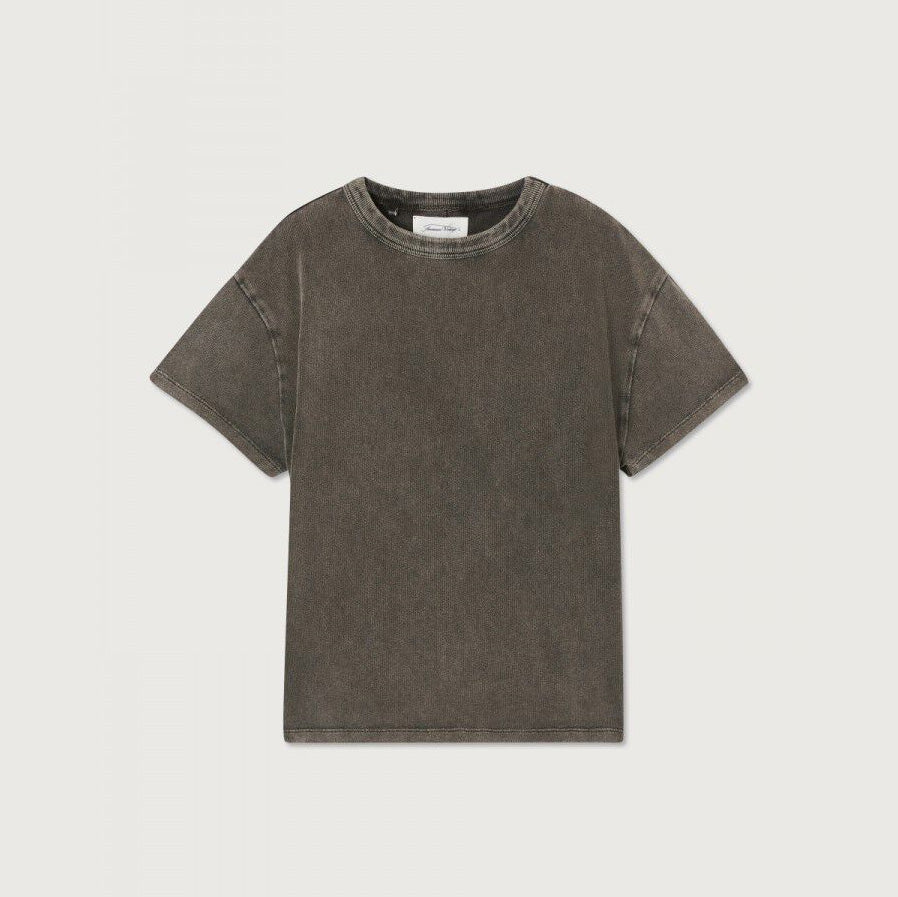 Boys & Girls Dark Grey Cotton T-Shirt