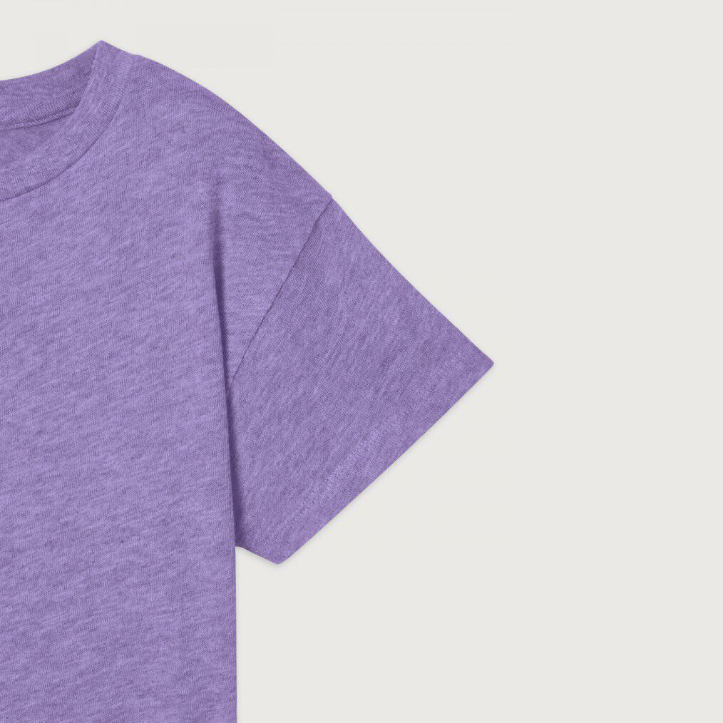 Boys & Girls Purple Cotton T-Shirt