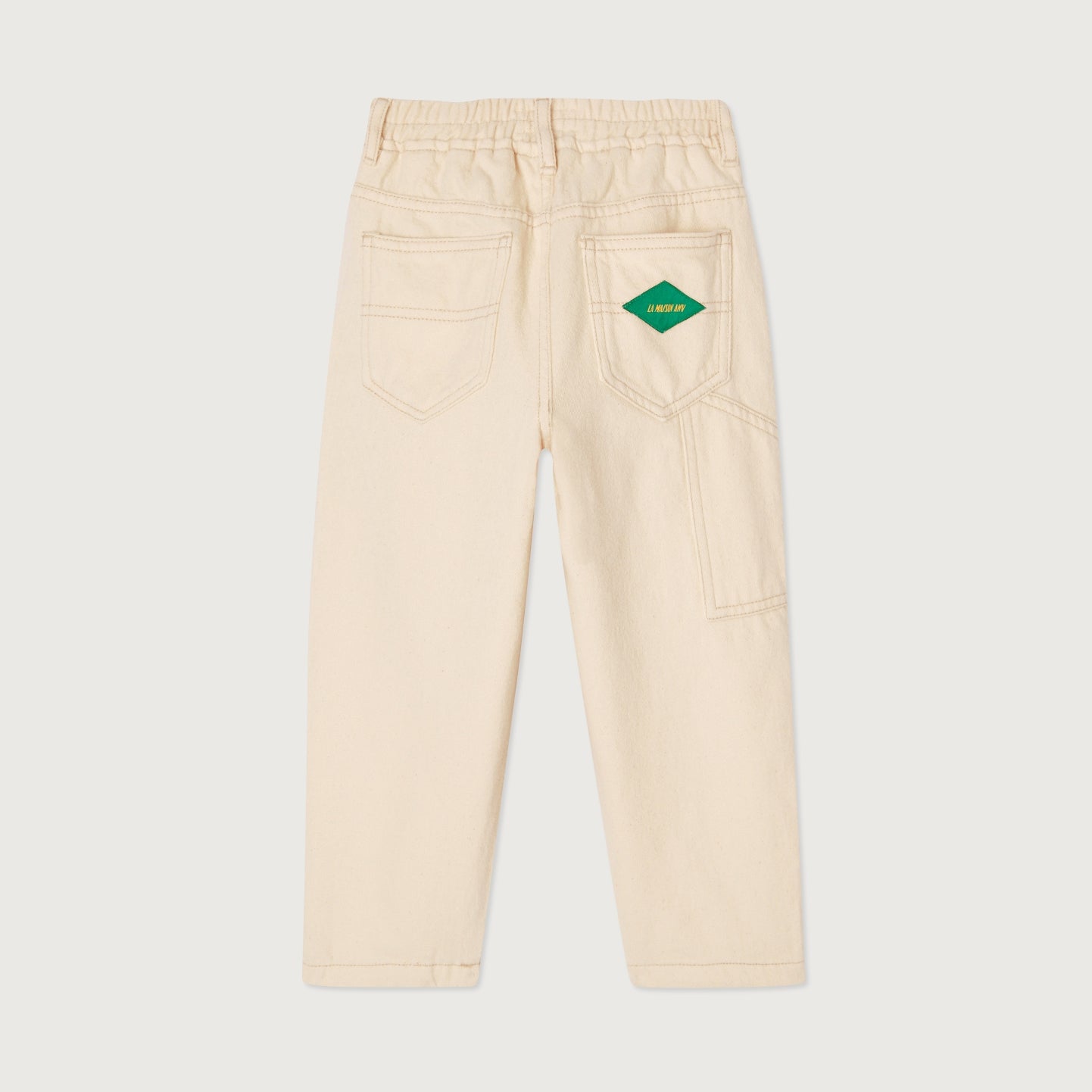 Boys & Girls White Denim Trousers