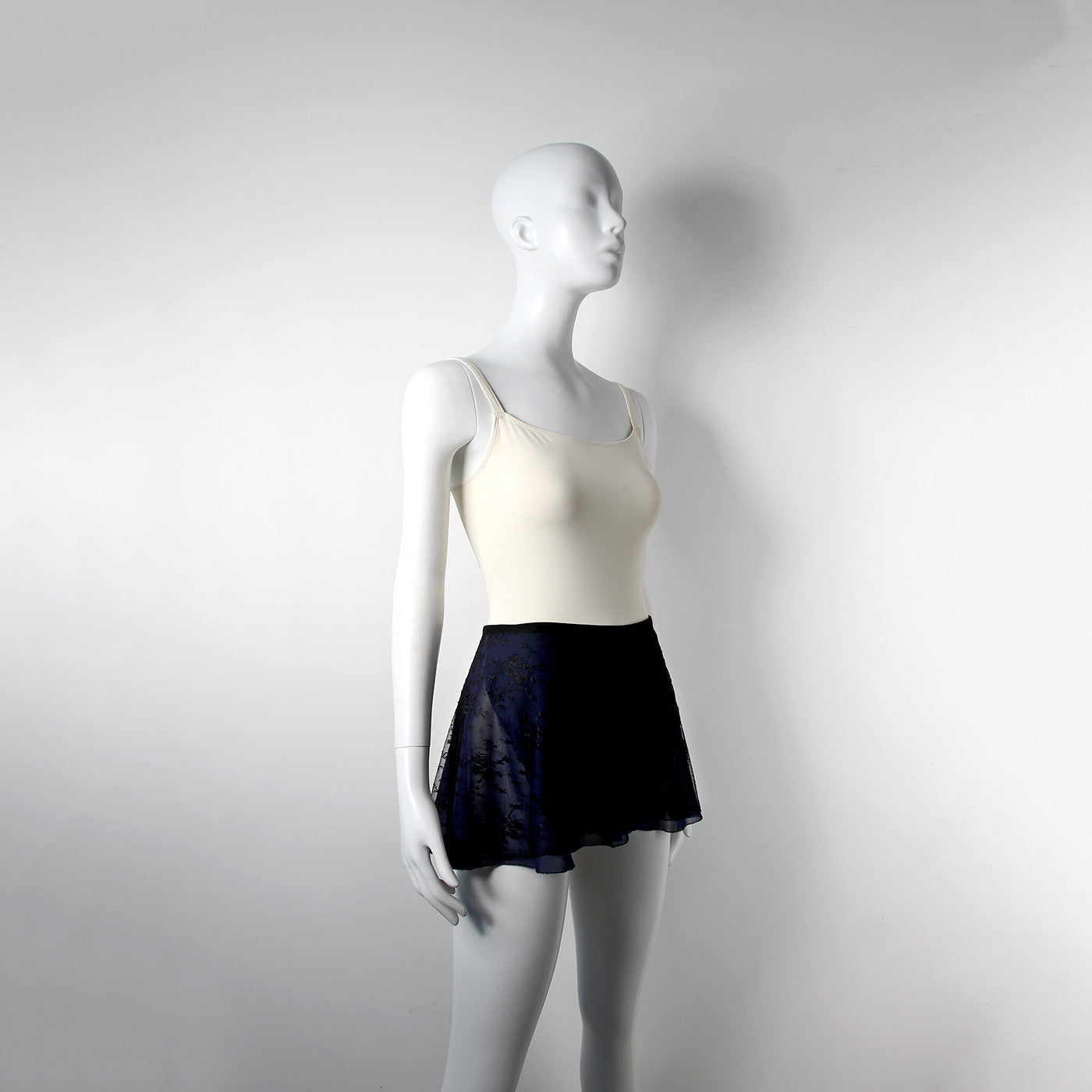 Girls Navy Reversible Ballet Skirt