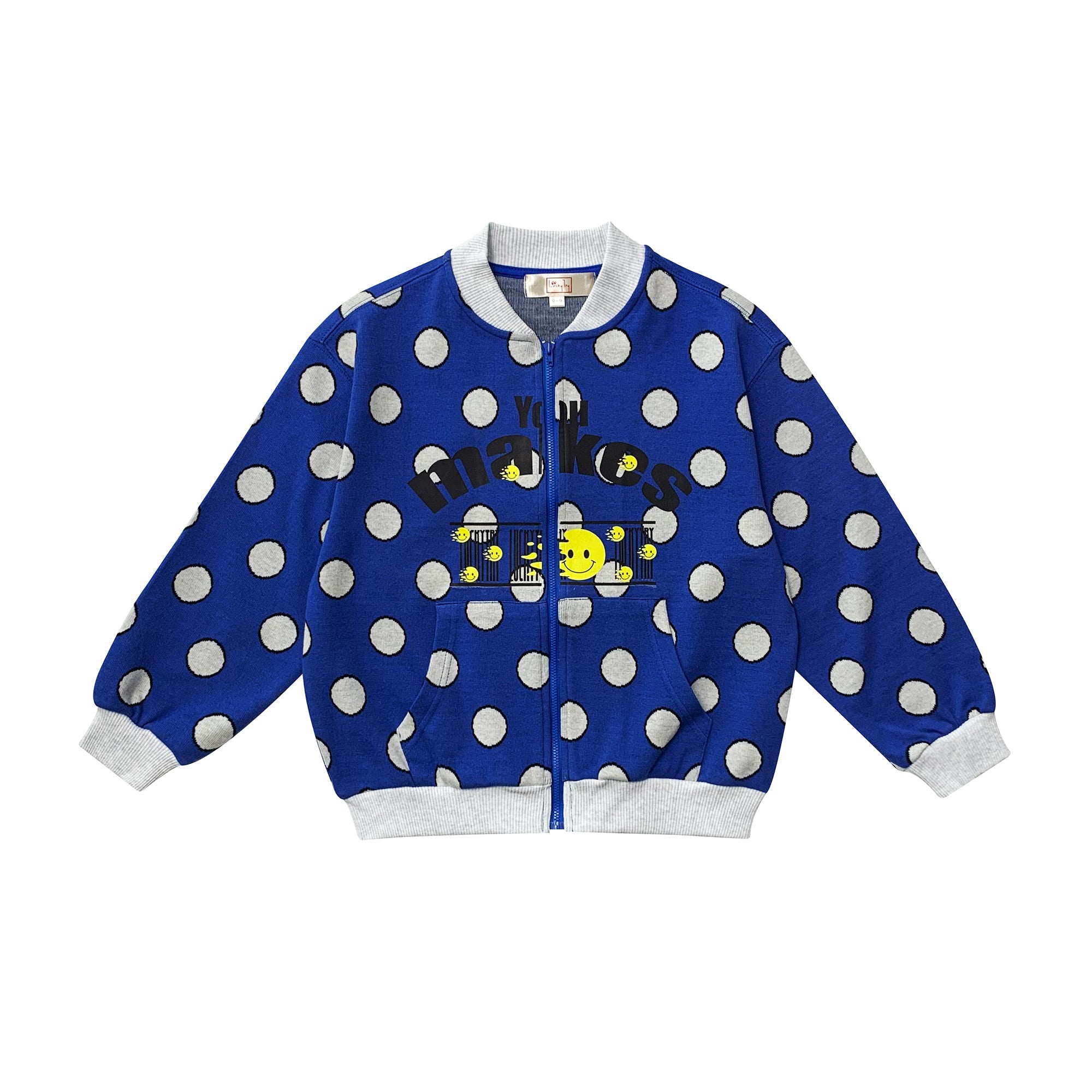 Boys & Girls Blue Zip Top