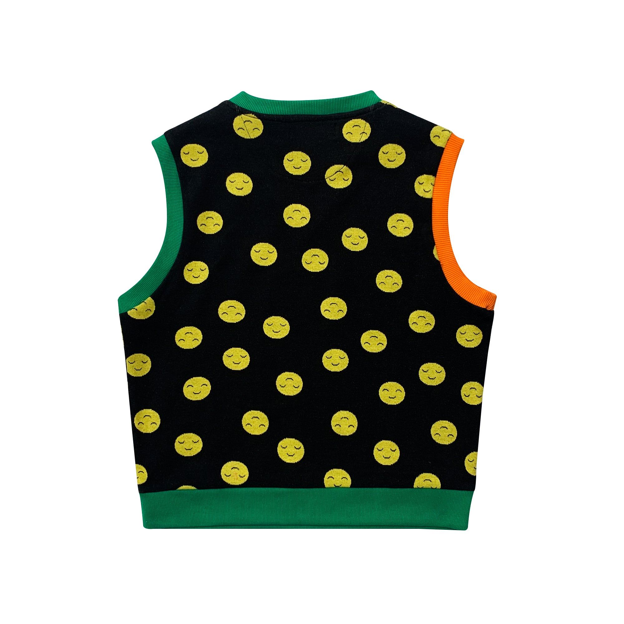 Boys & Girls Black Cotton Vest