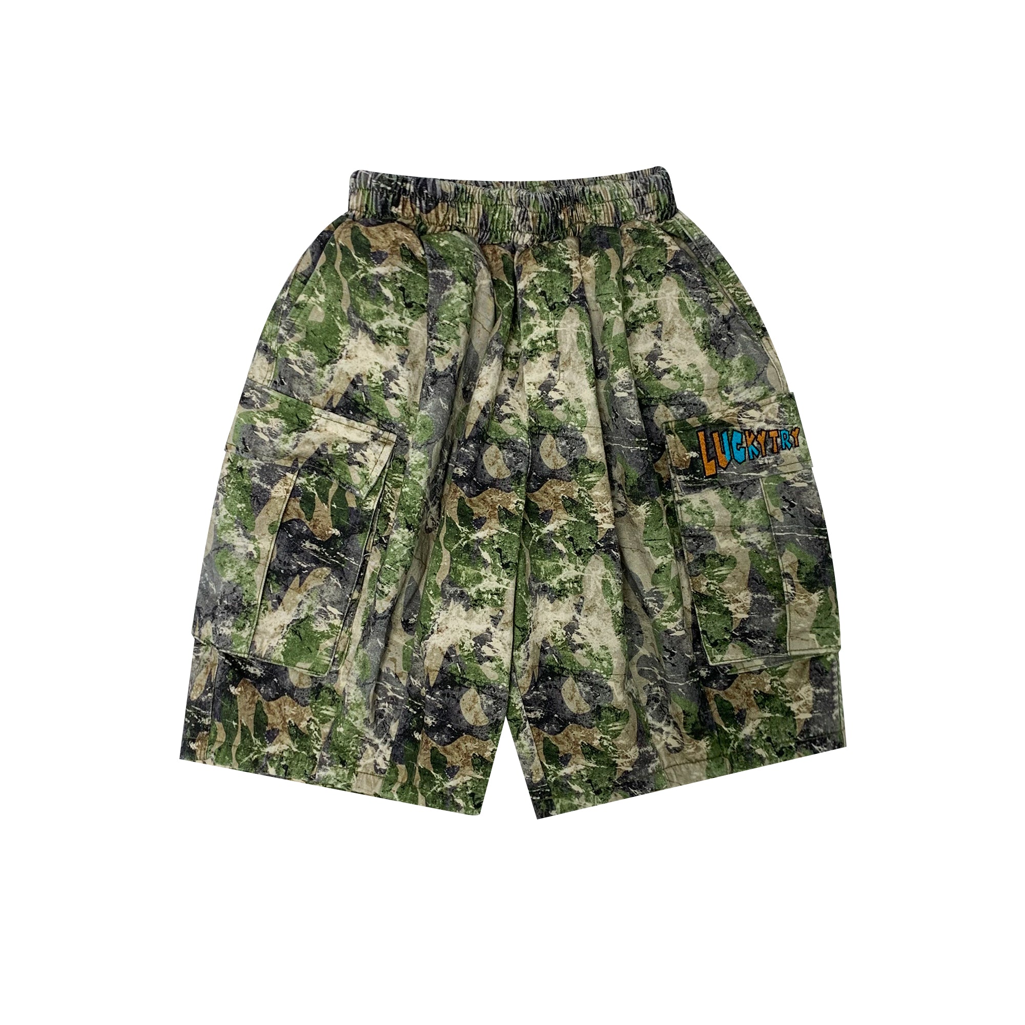 Boys & Girls Green Cotton Shorts