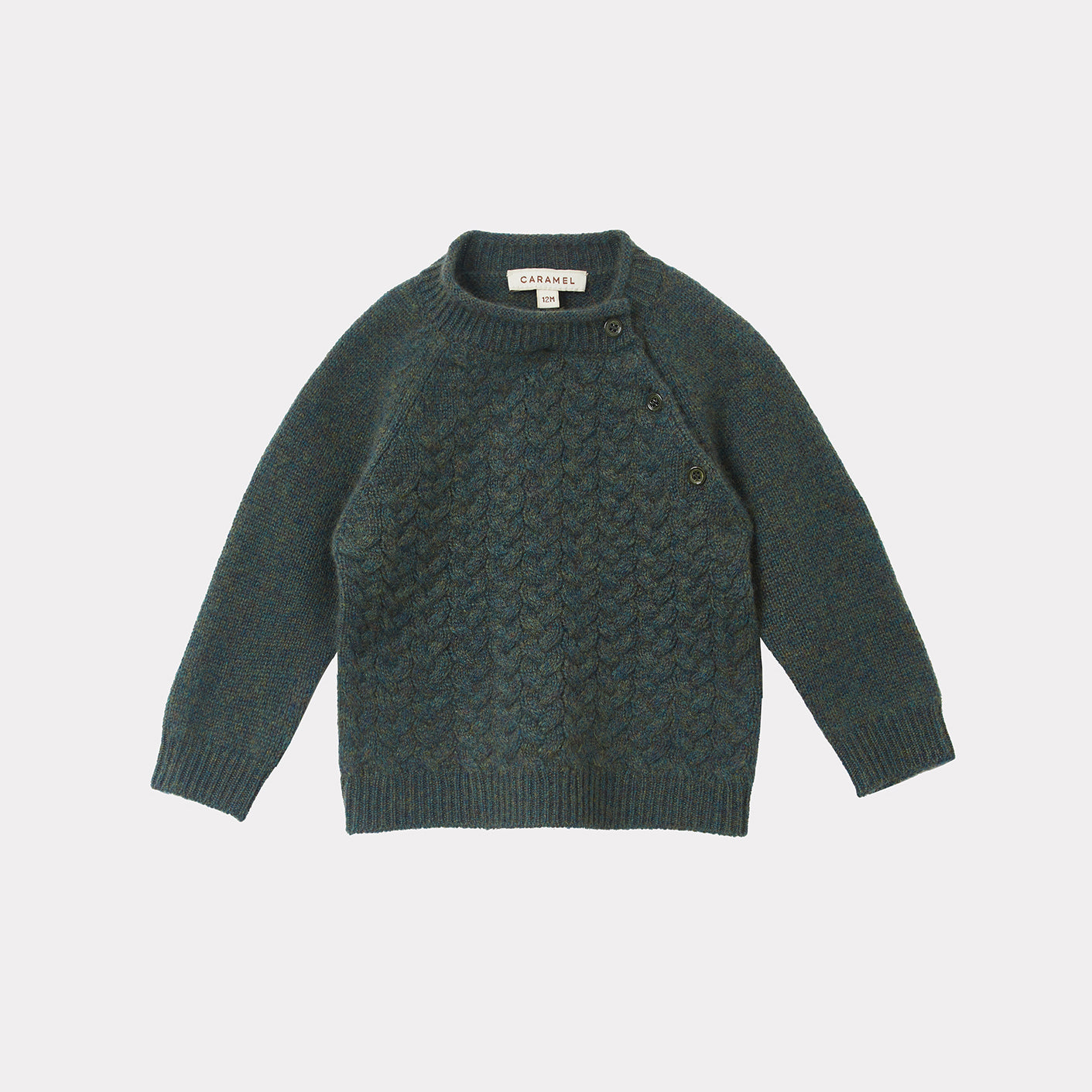 Baby Boys & Girls Dark Green Cashmere Sweater