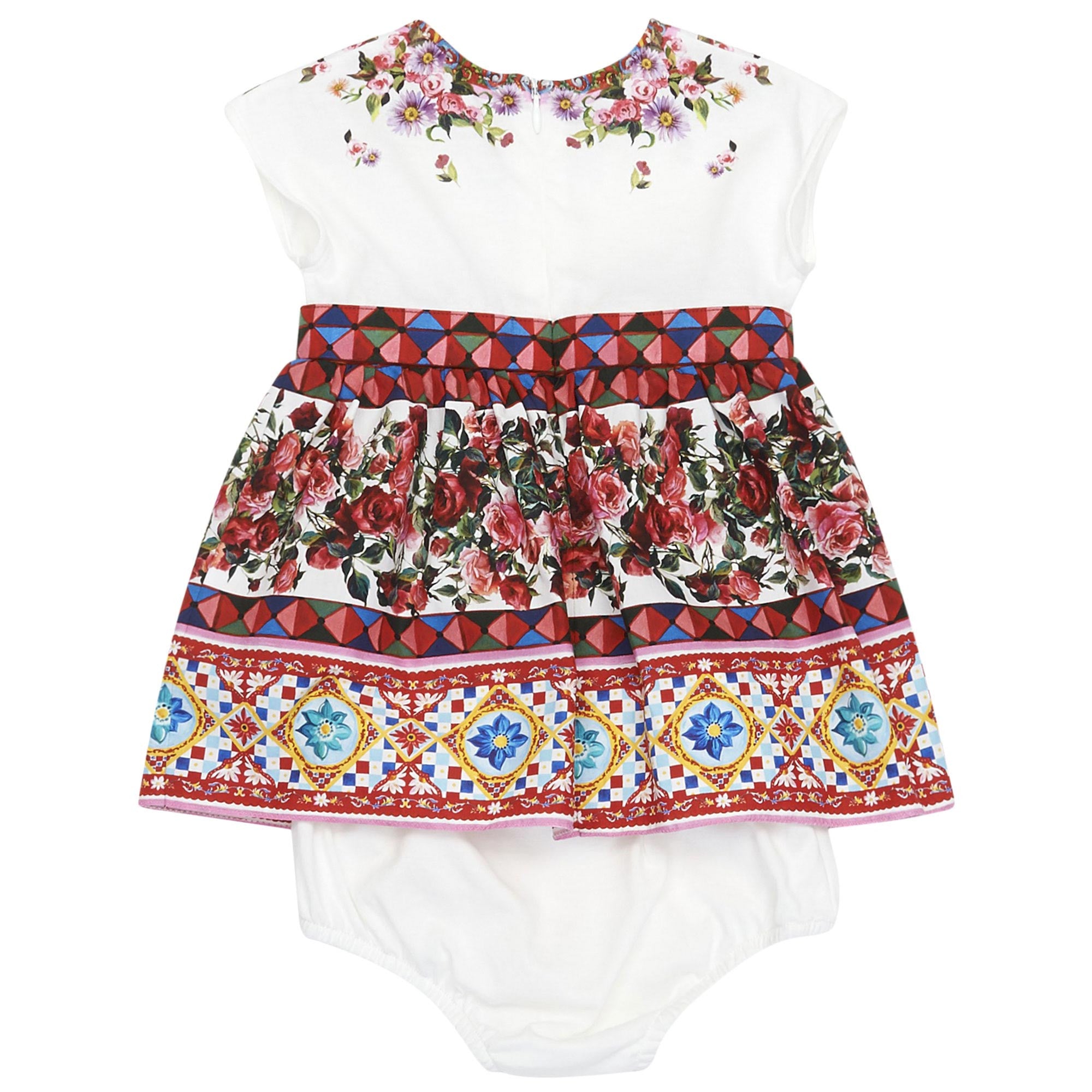 Baby Girls Multicolor 'Carretto Con Rose' Dress - CÉMAROSE | Children's Fashion Store - 2
