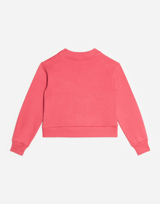 Girls Dark Pill Rose Cotton Sweatshirt