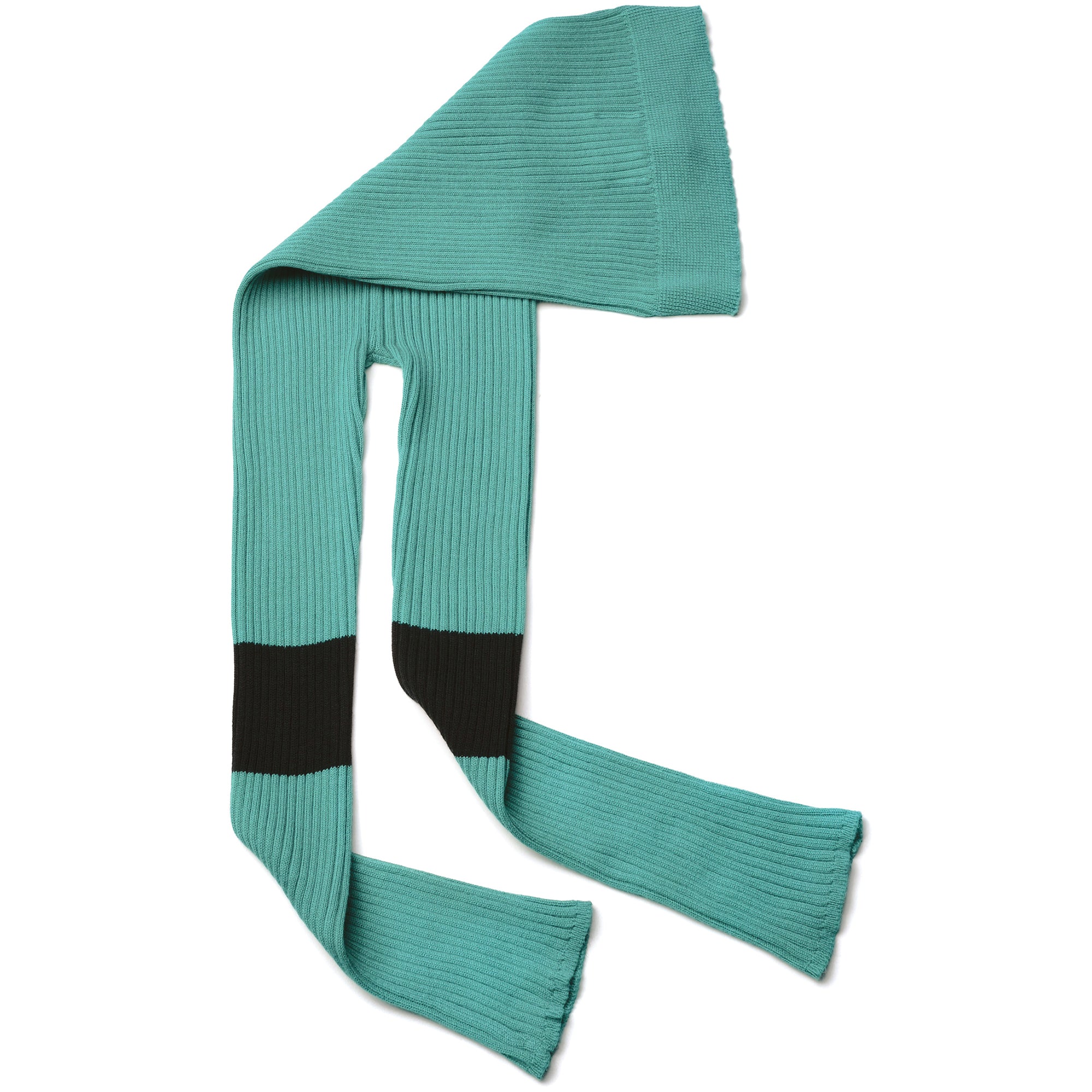 Girls Green Cotton Leggings
