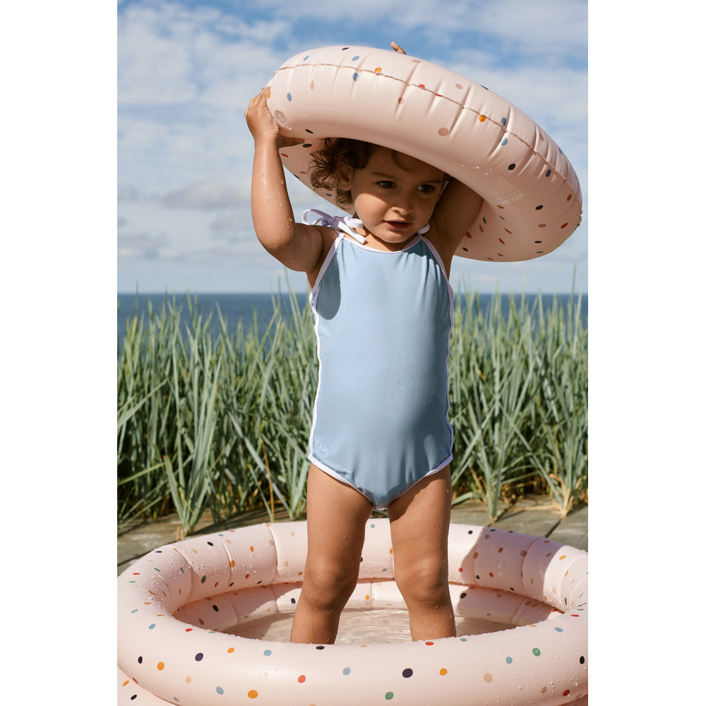 Girls Light Blue Swimsuit