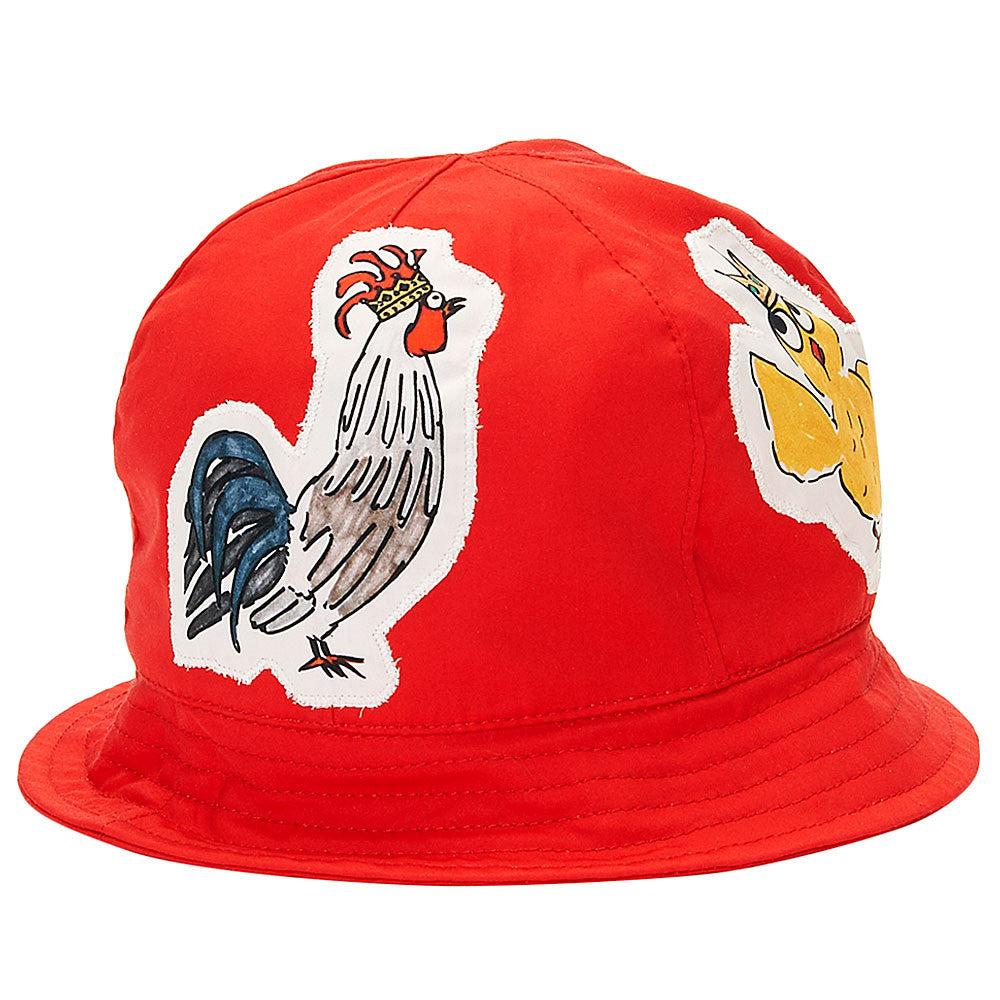 Baby Red 'Chinese New Year' Sun Hat - CÉMAROSE | Children's Fashion Store