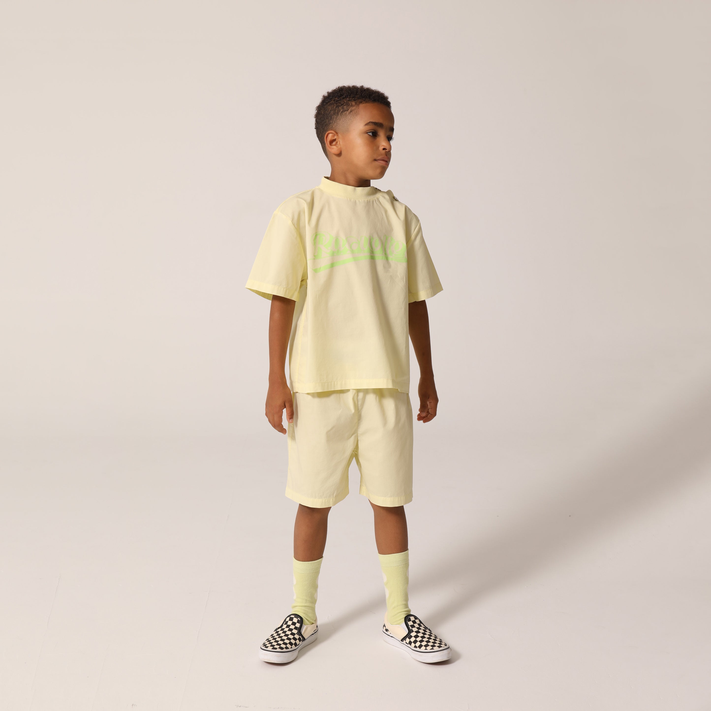 Boys & Girls Lemon Logo Cotton T-Shirt