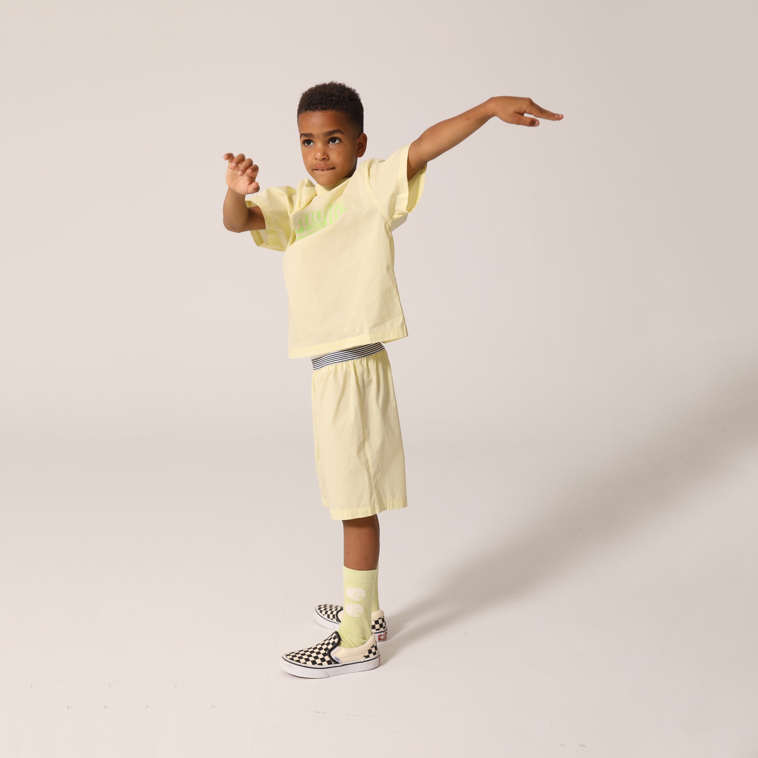 Boys & Girls Lemon Logo Cotton T-Shirt