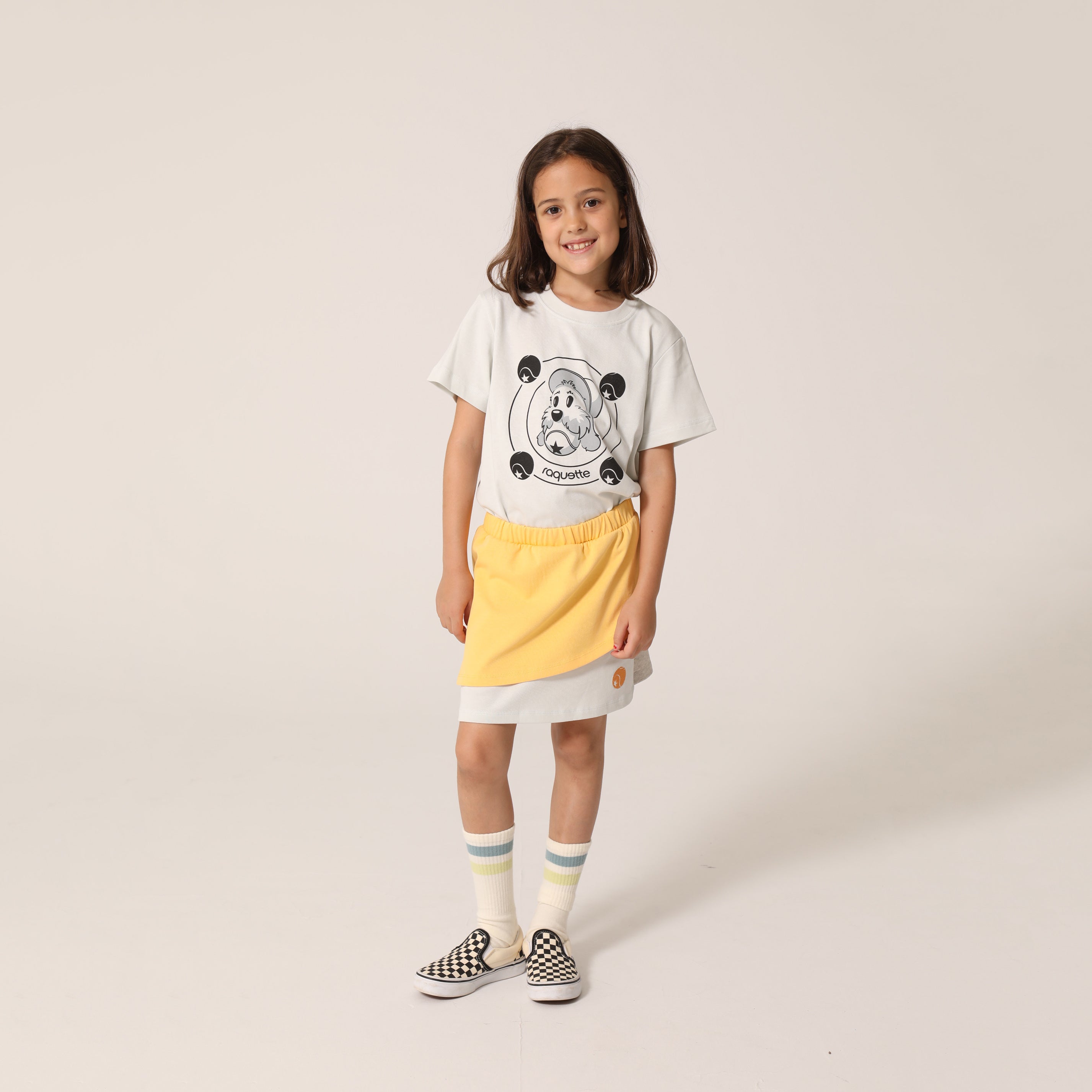 Boys & Girls Pale Blue Printed Cotton T-Shirt