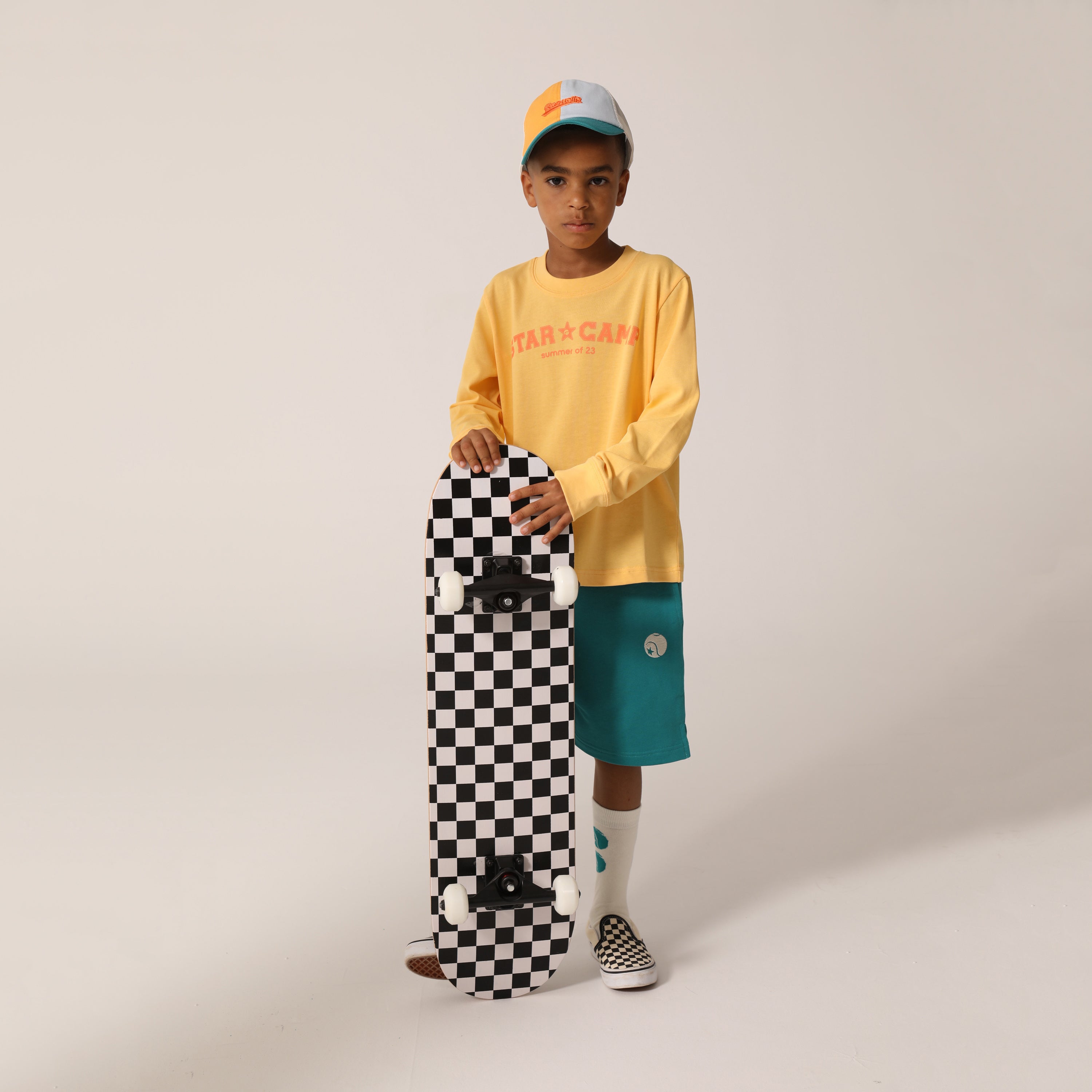 Boys & Girls Deep Lake Cotton Shorts