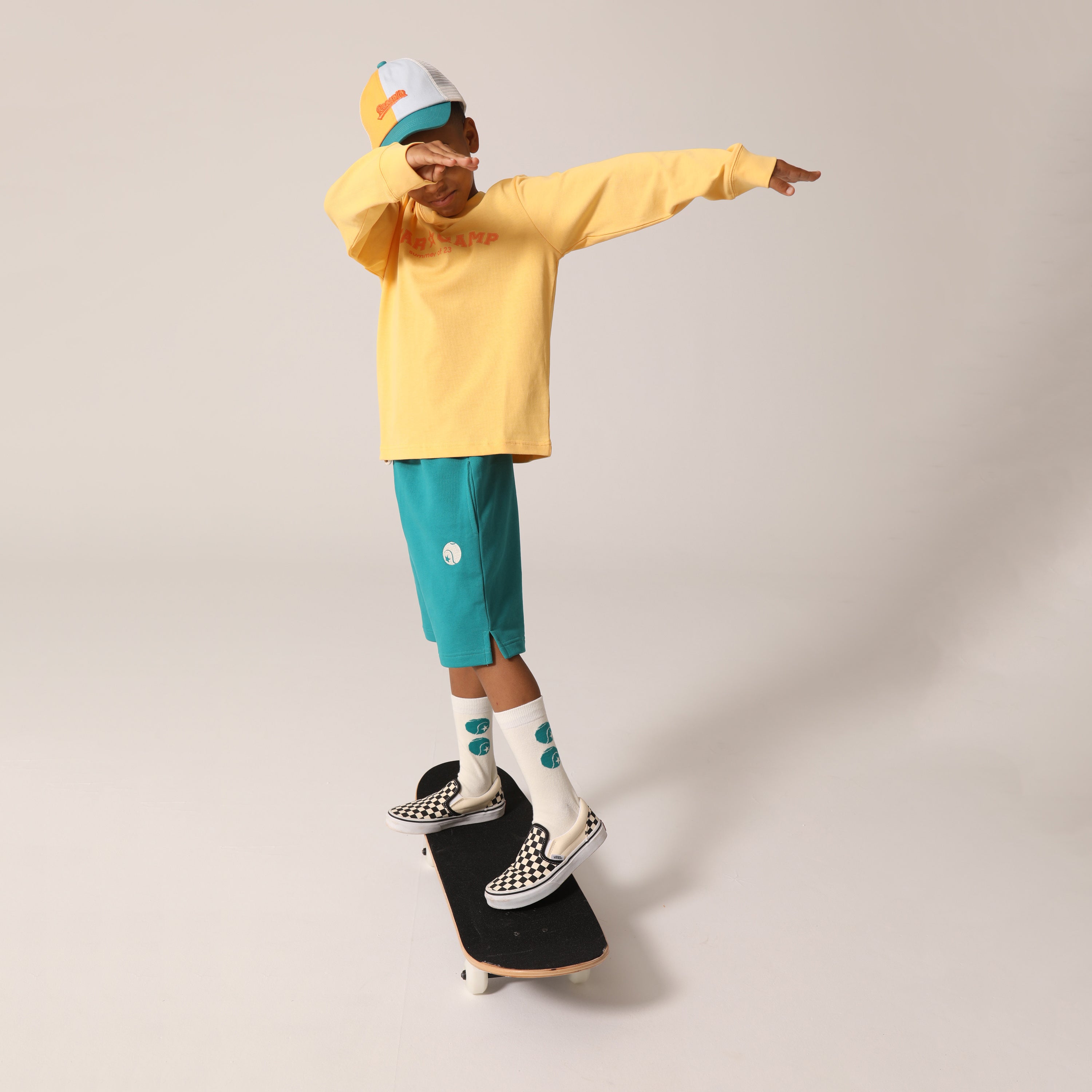 Boys & Girls Deep Lake Cotton Shorts