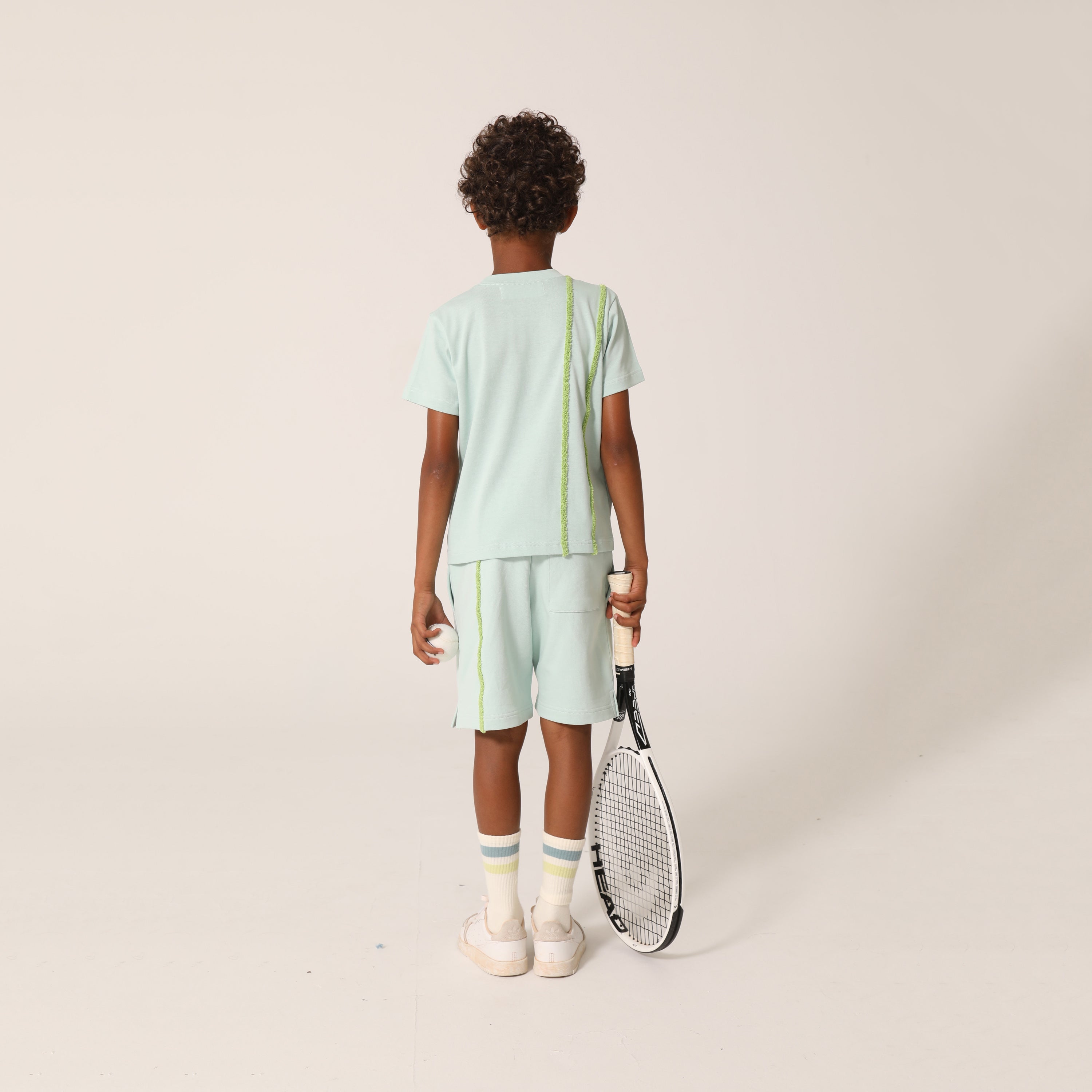 Boys & Girls Mint Cotton T-Shirt