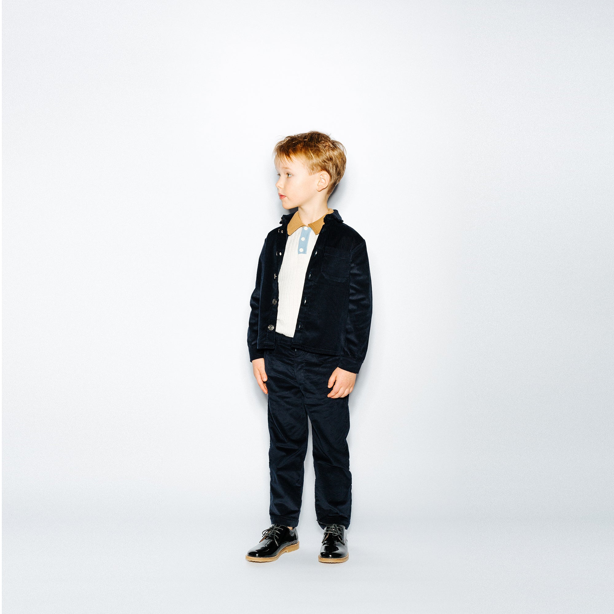 Boys & Girls White Wool Sweater