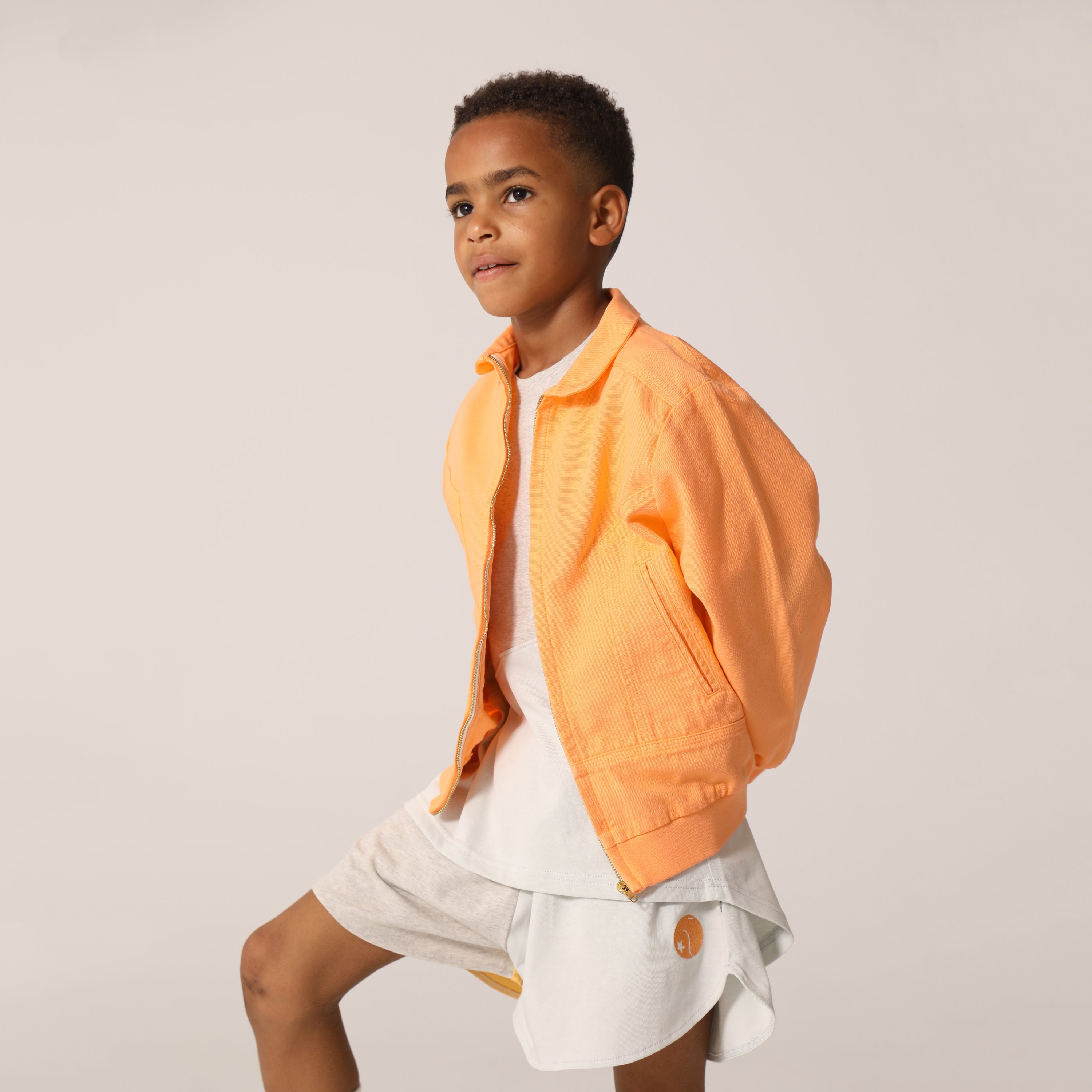 Boys & Girls Grey Cotton Shorts