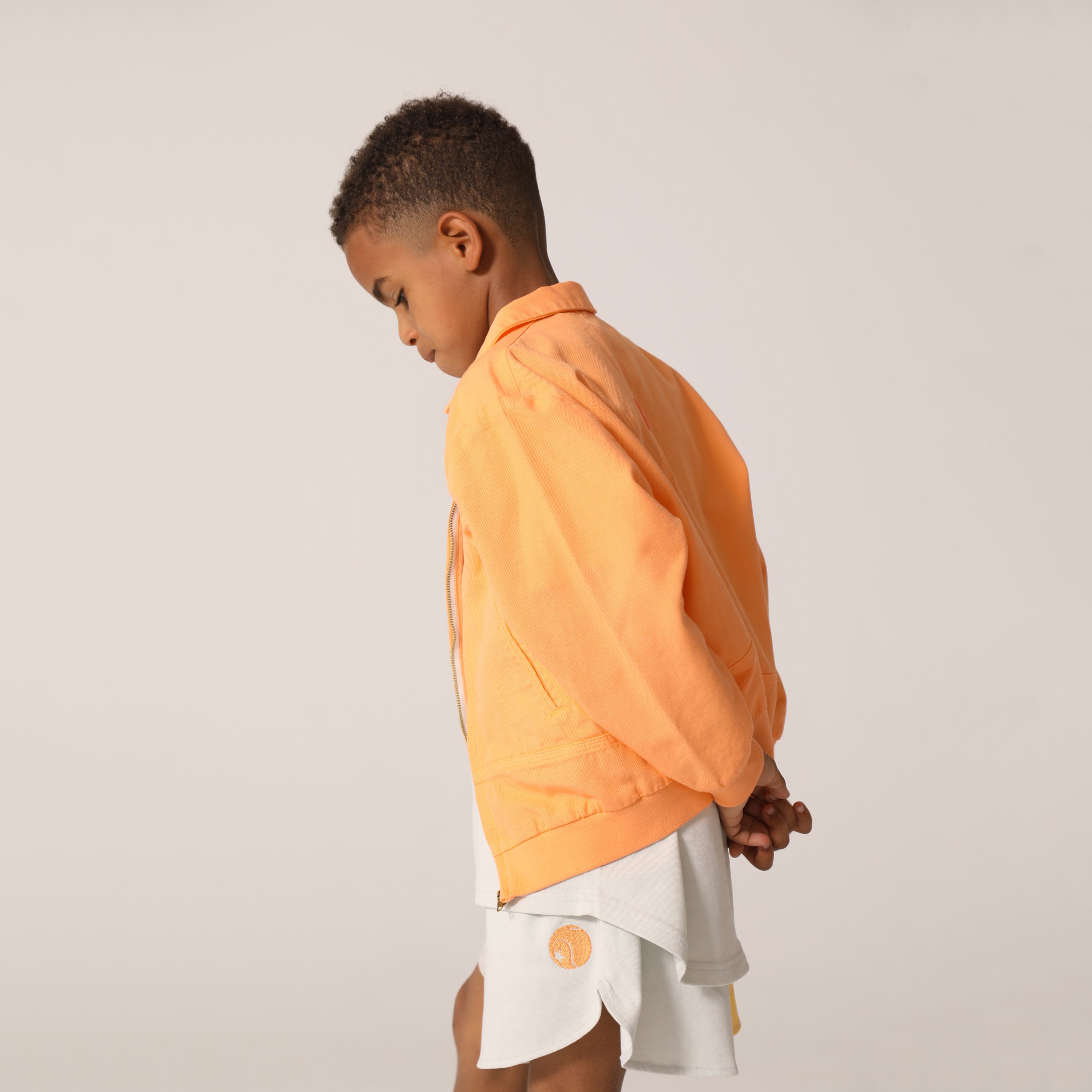 Boys & Girls Grey Cotton Shorts