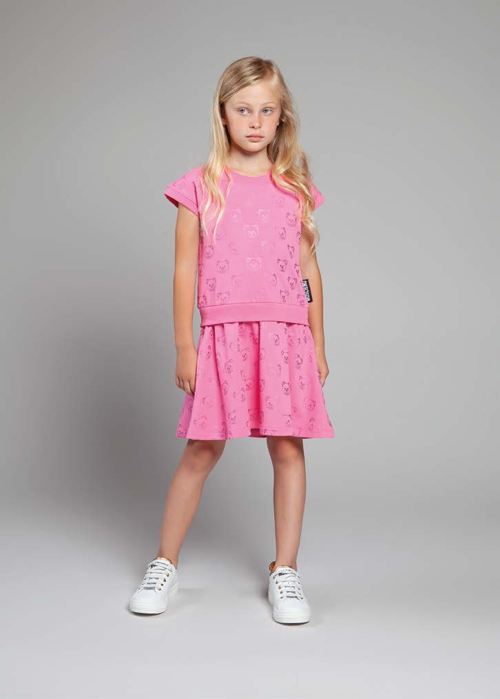 Girls Pink Cotton Dress