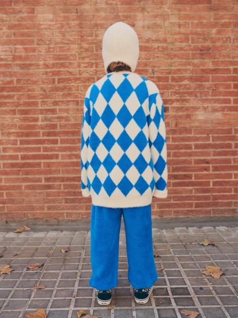 Boys & Girls Blue Check Cardigan