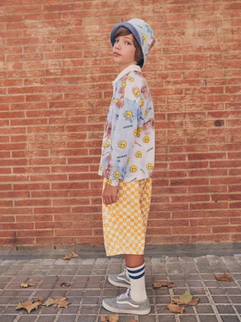 Boys & Girls Blue Smile Tie-Dye T-Shirt