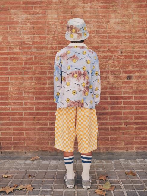 Boys & Girls Blue Smile Tie-Dye T-Shirt