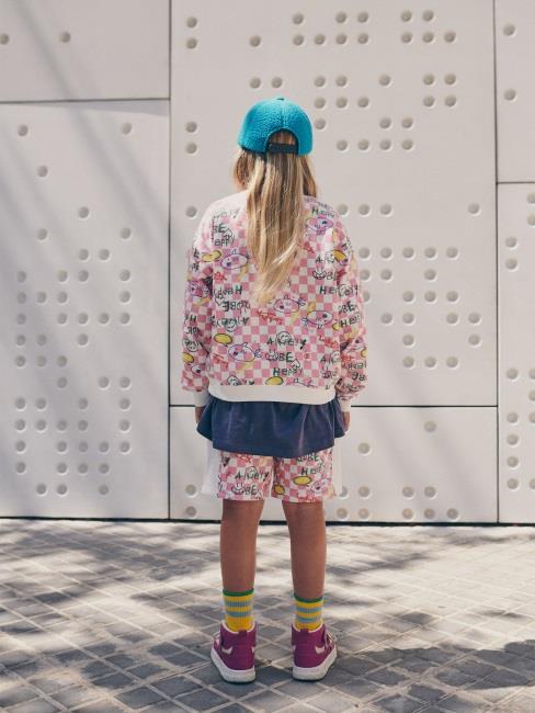 Boys & Girls Pink Printed Sweatshirt