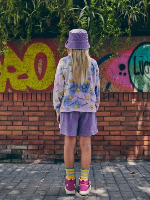 Boys & Girls Purple Smile Tie-Dye T-Shirt