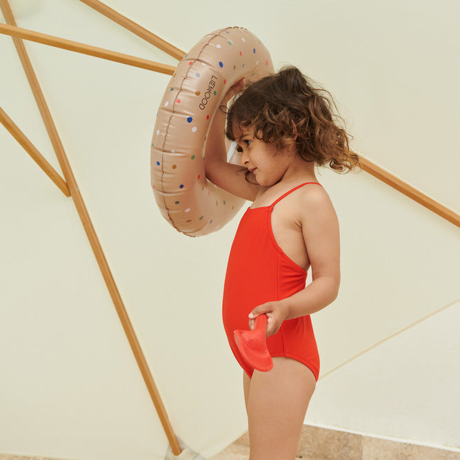 Girls Red Swimsuit