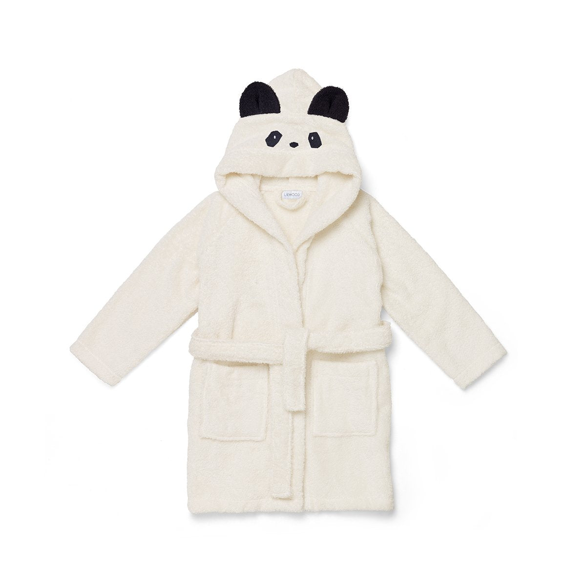 Boys & Girls White Panda Bathrobe