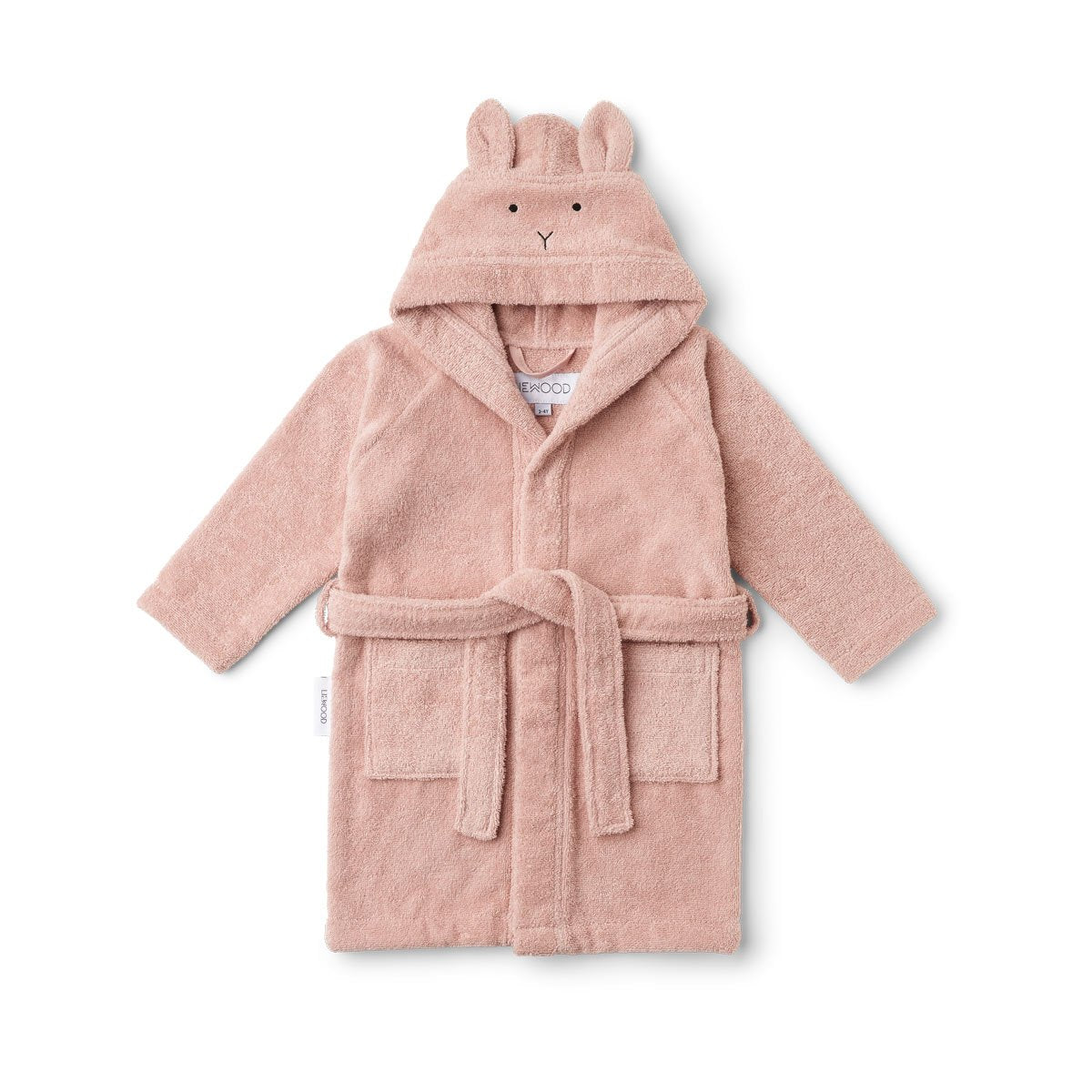 Boys & Girls Pink Rabbit Bathrobe