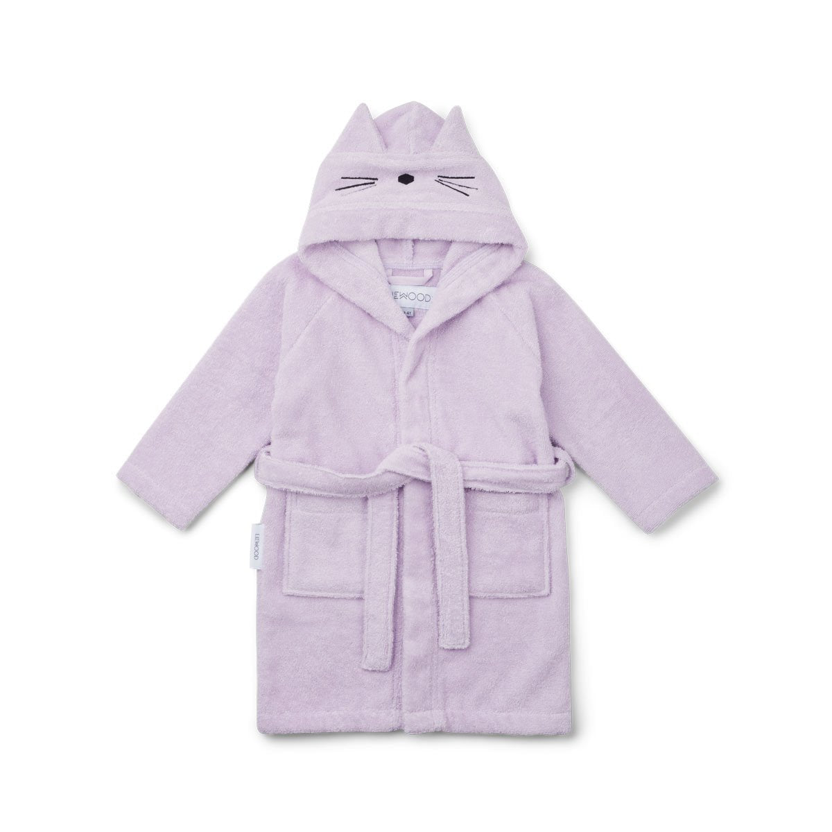 Boys & Girls Purple Cat Bathrobe