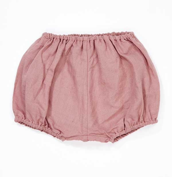 Baby Girls Dark Pink Shorts