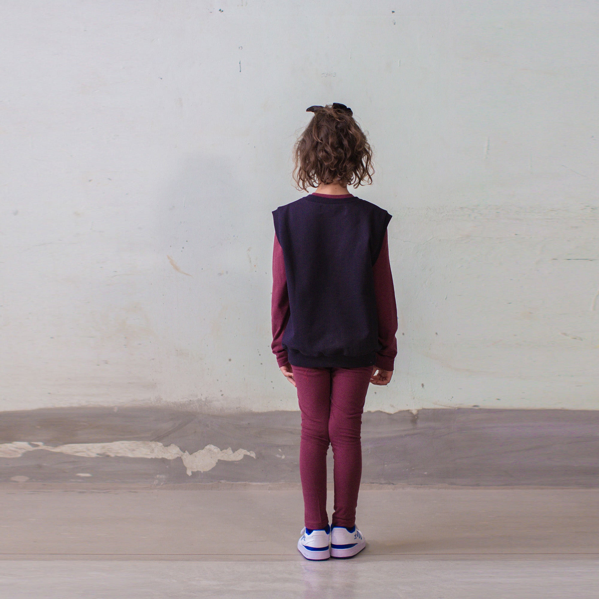 Boys & Girls Navy Cotton Vest