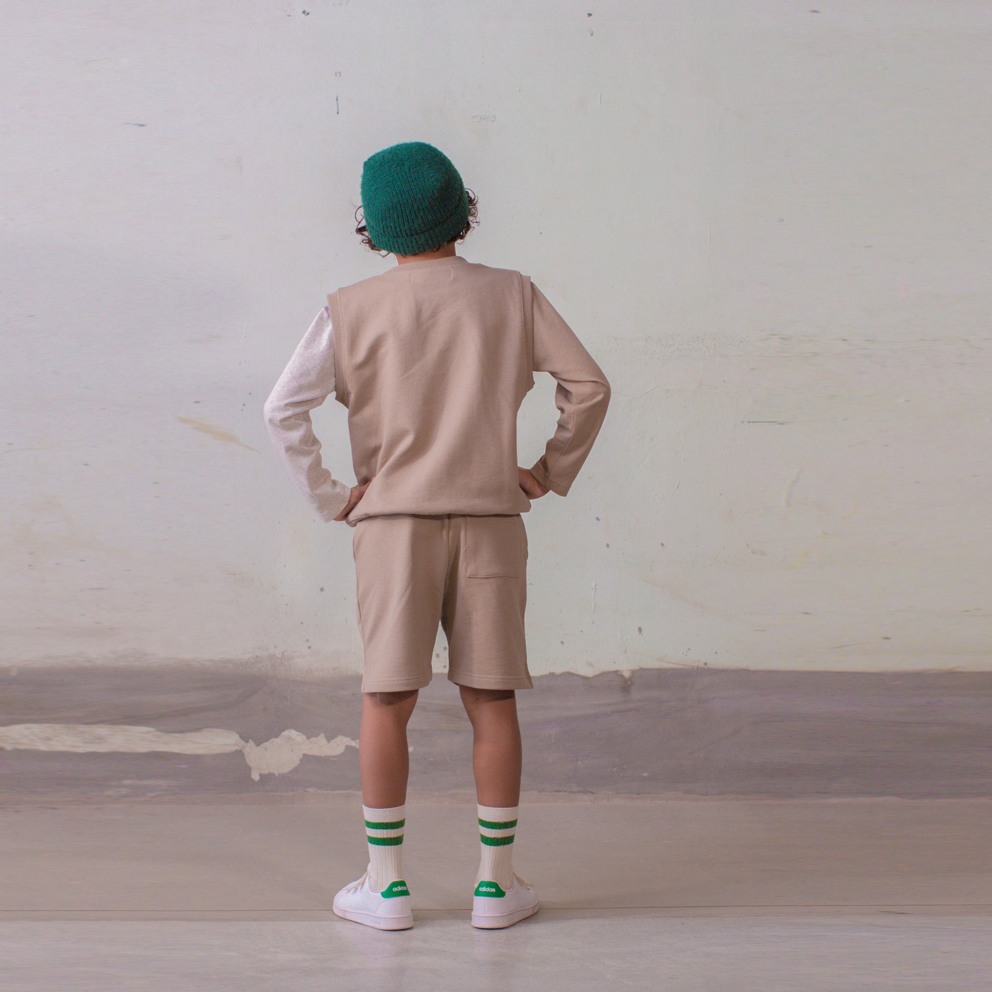 Boys & Girls Beige Cotton Vest