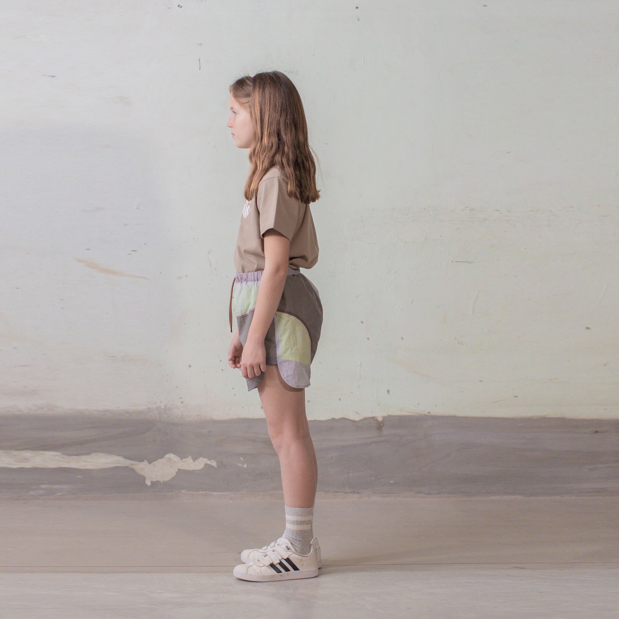 Boys & Girls Beige Logo Cotton T-Shirt