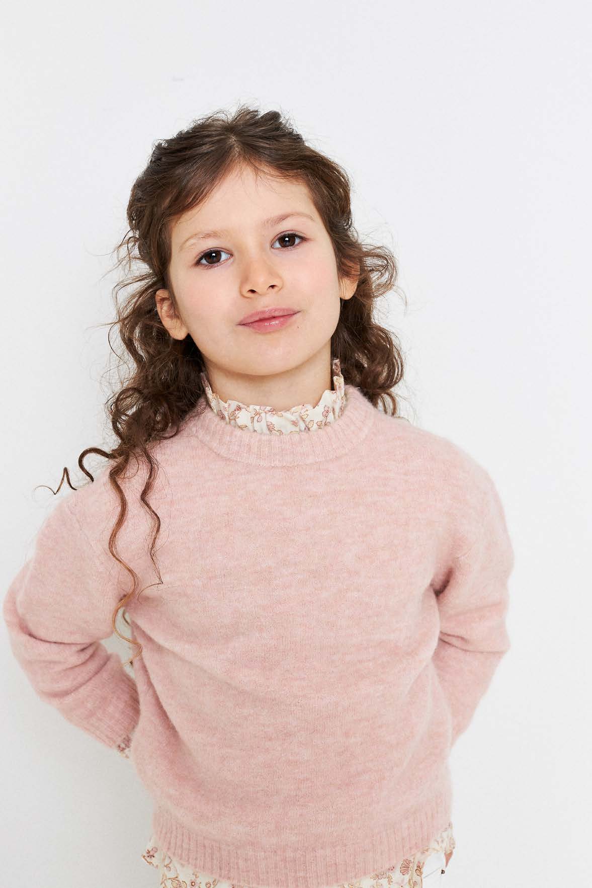 Girls Pink Sweater