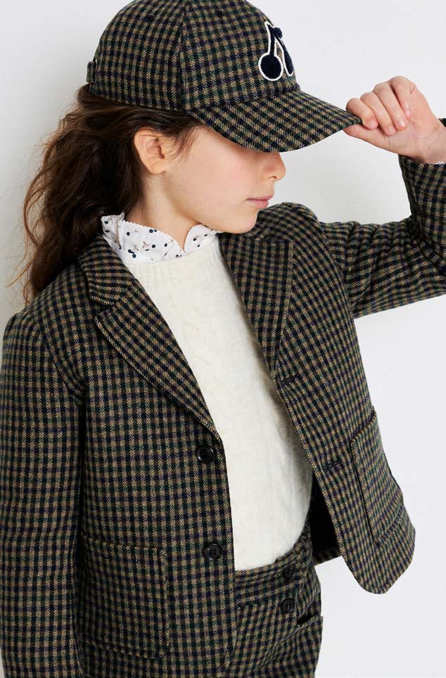 Boys & Girls Khaki Wool Cap