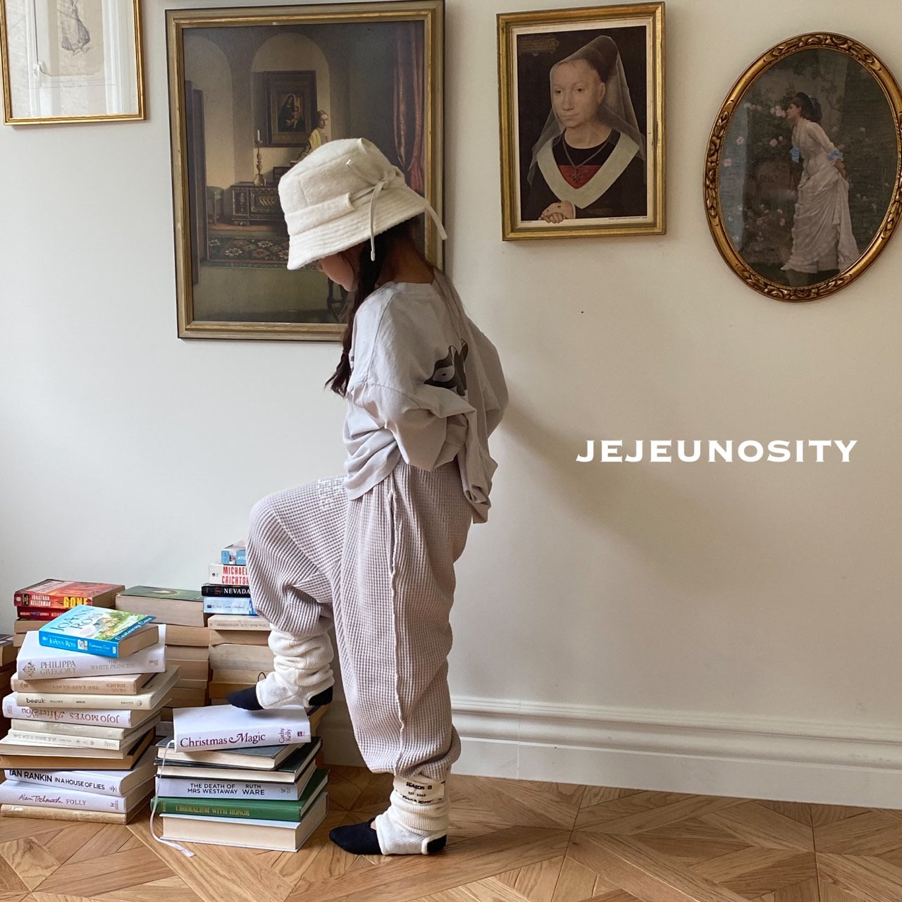 Boys & Girls Grey Cotton T-Shirt