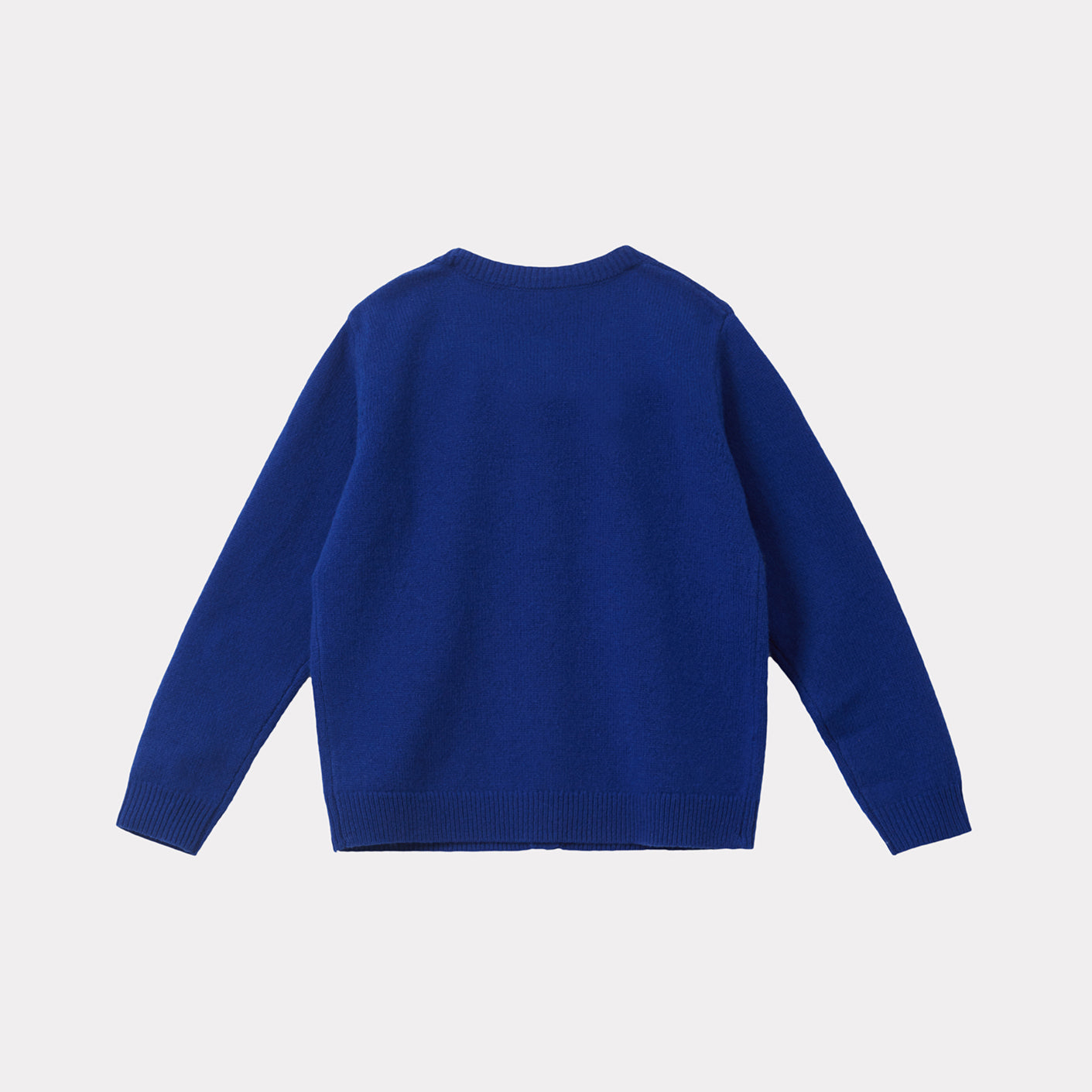 Boys & Girls Blue Wool Cardigan