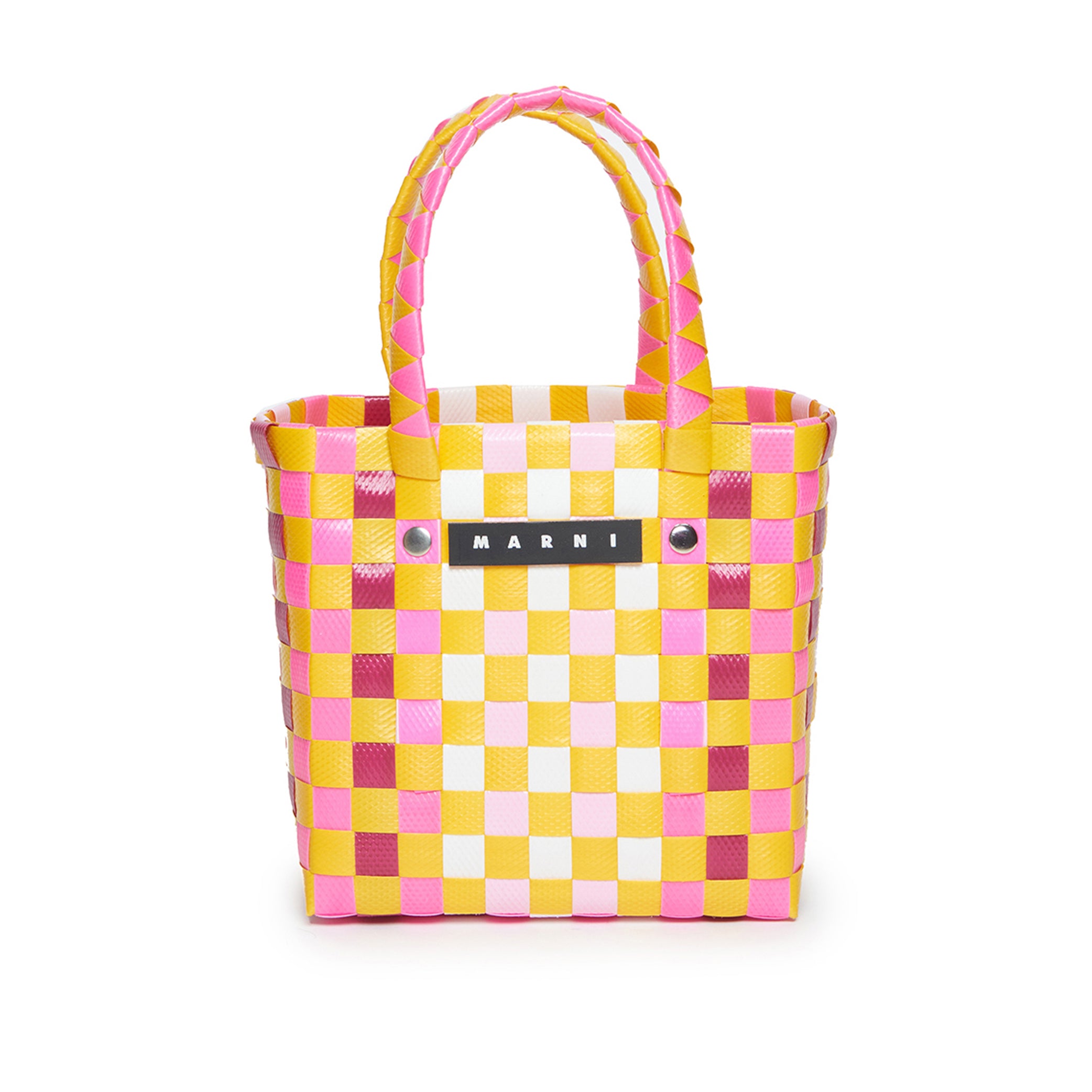Girls Yellow Logo Handbag