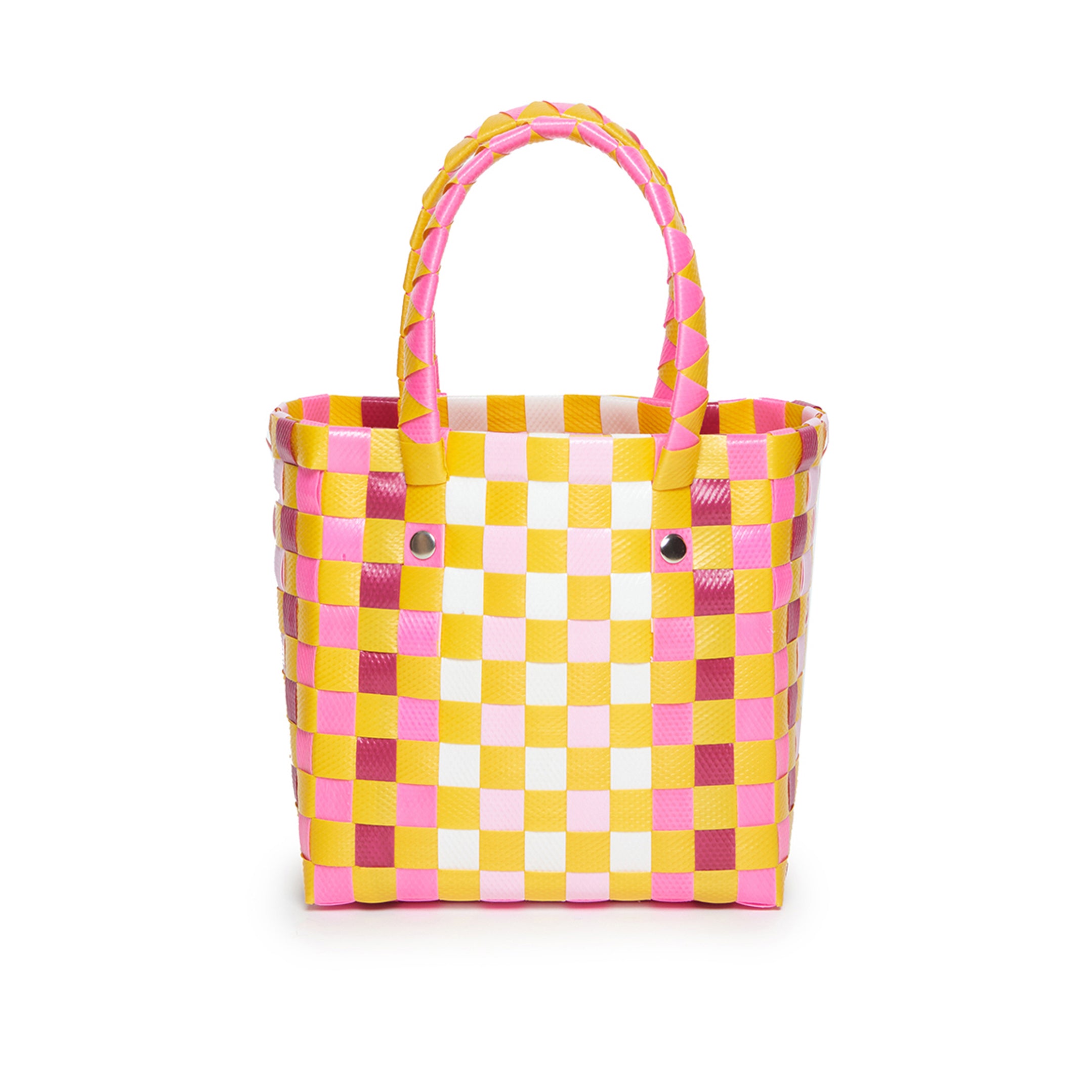 Girls Yellow Logo Handbag