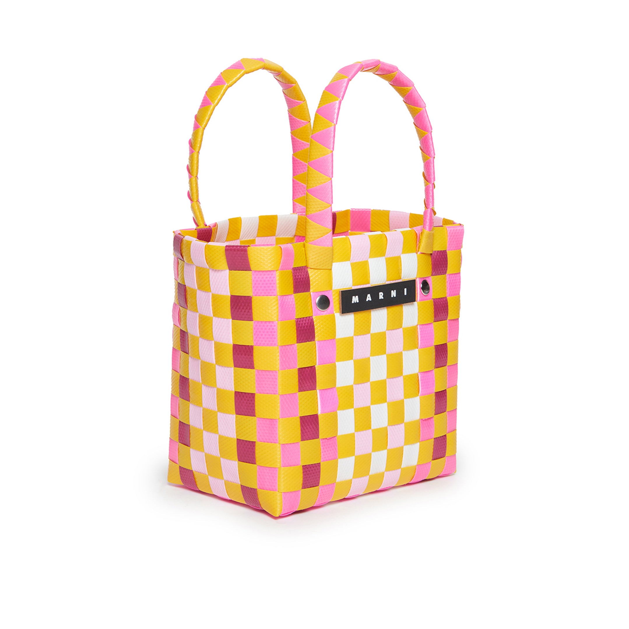 Girls Yellow Logo Handbag