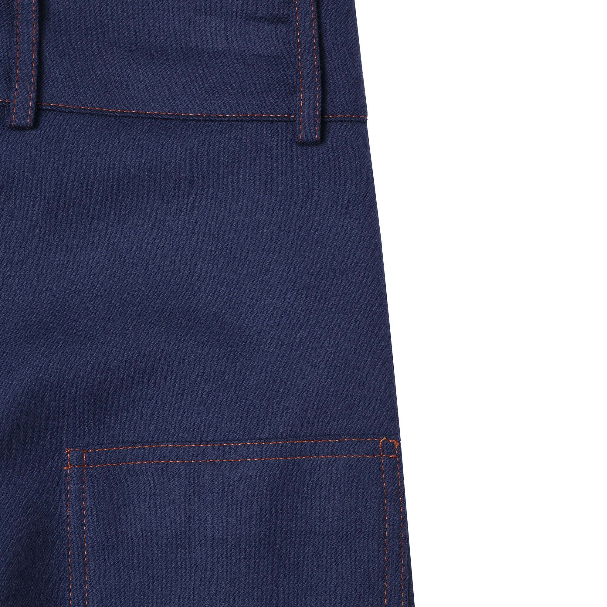 Girls Costal Blue Wool Trousers