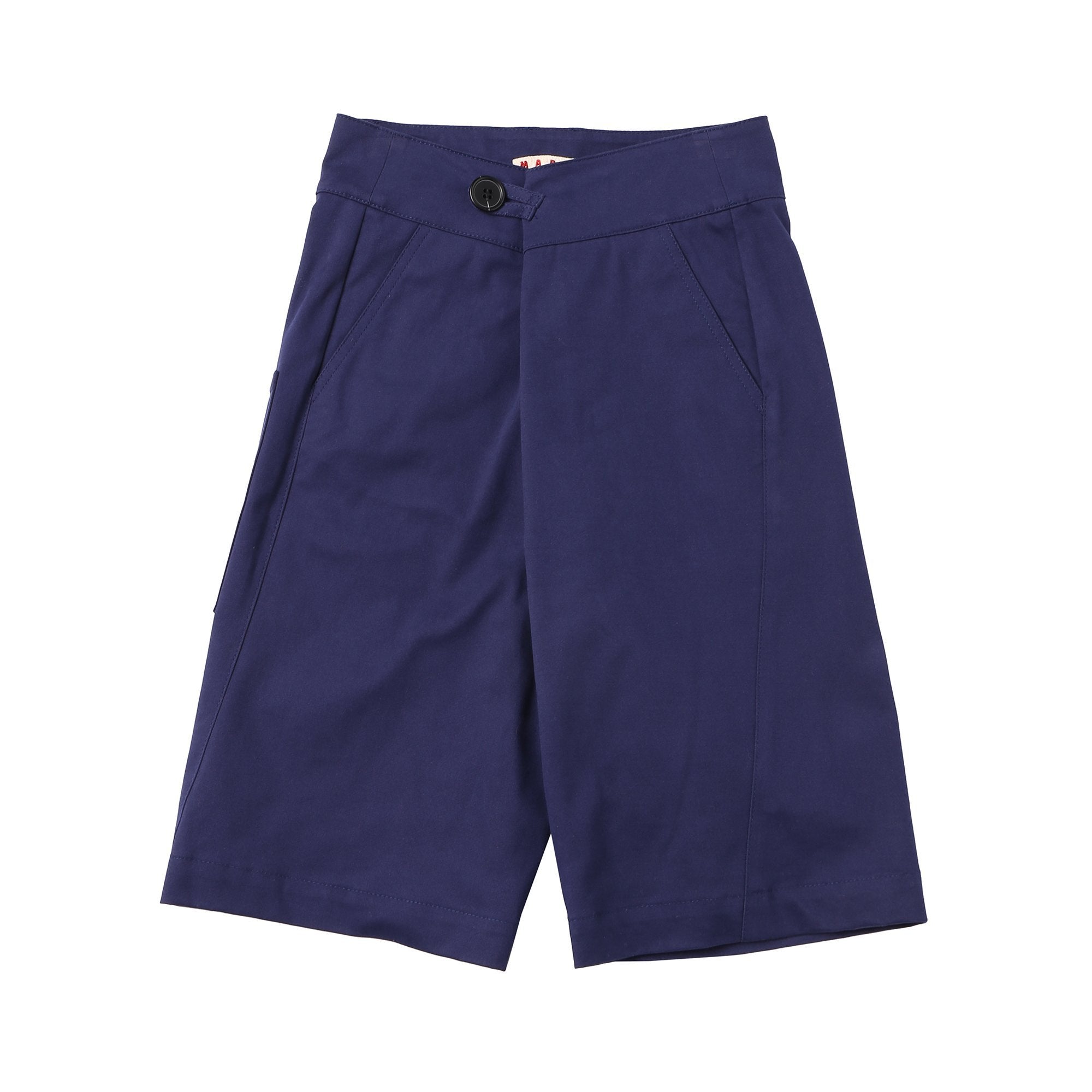 Girls Costal Blue Cotton Shorts
