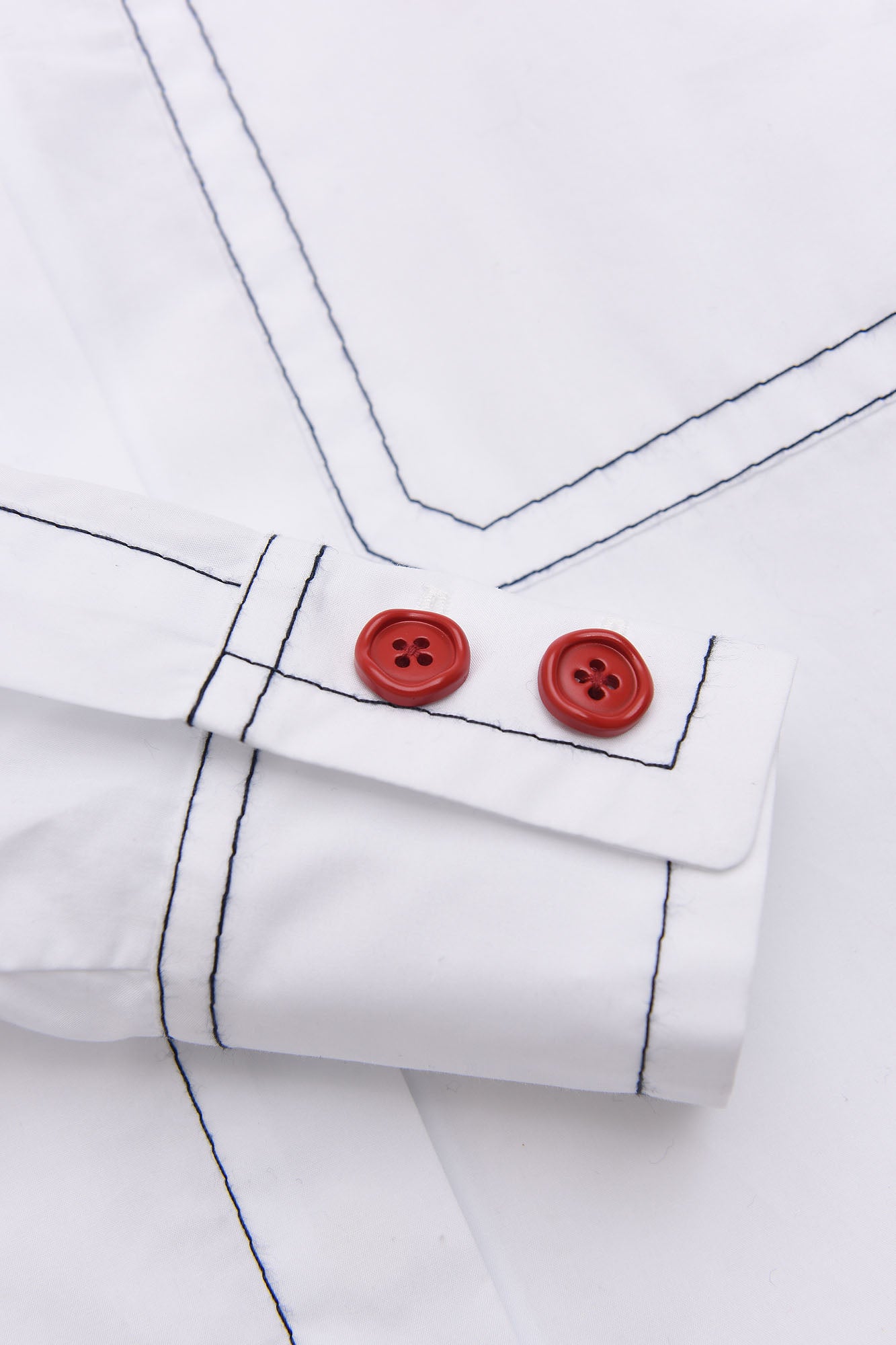 Girls White Cotton Shirt