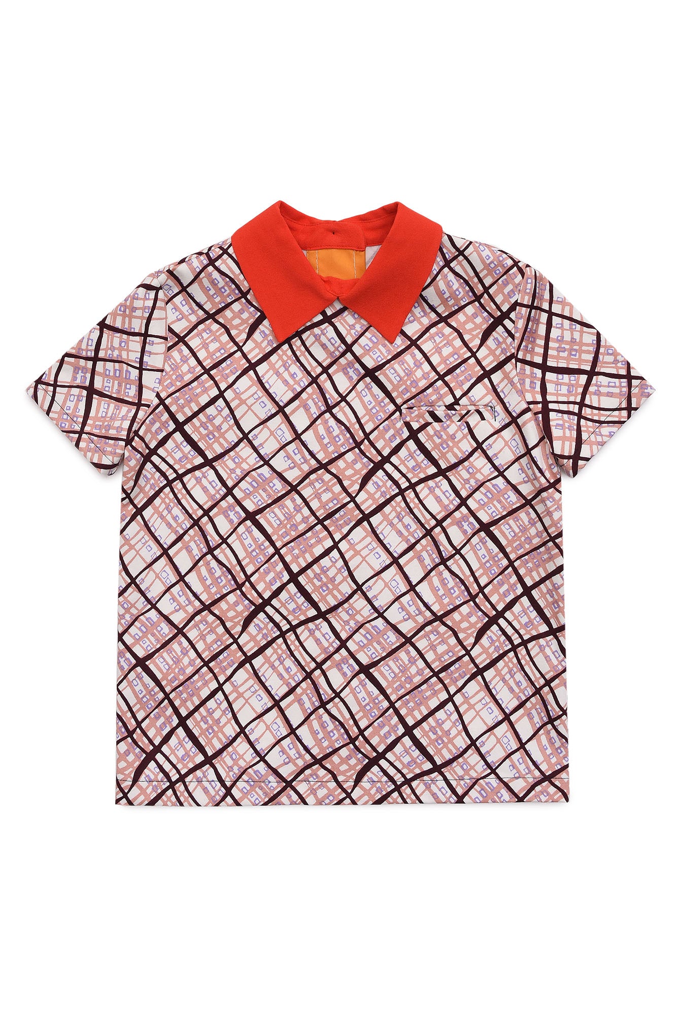 Girls Pink Cotton T-shirt