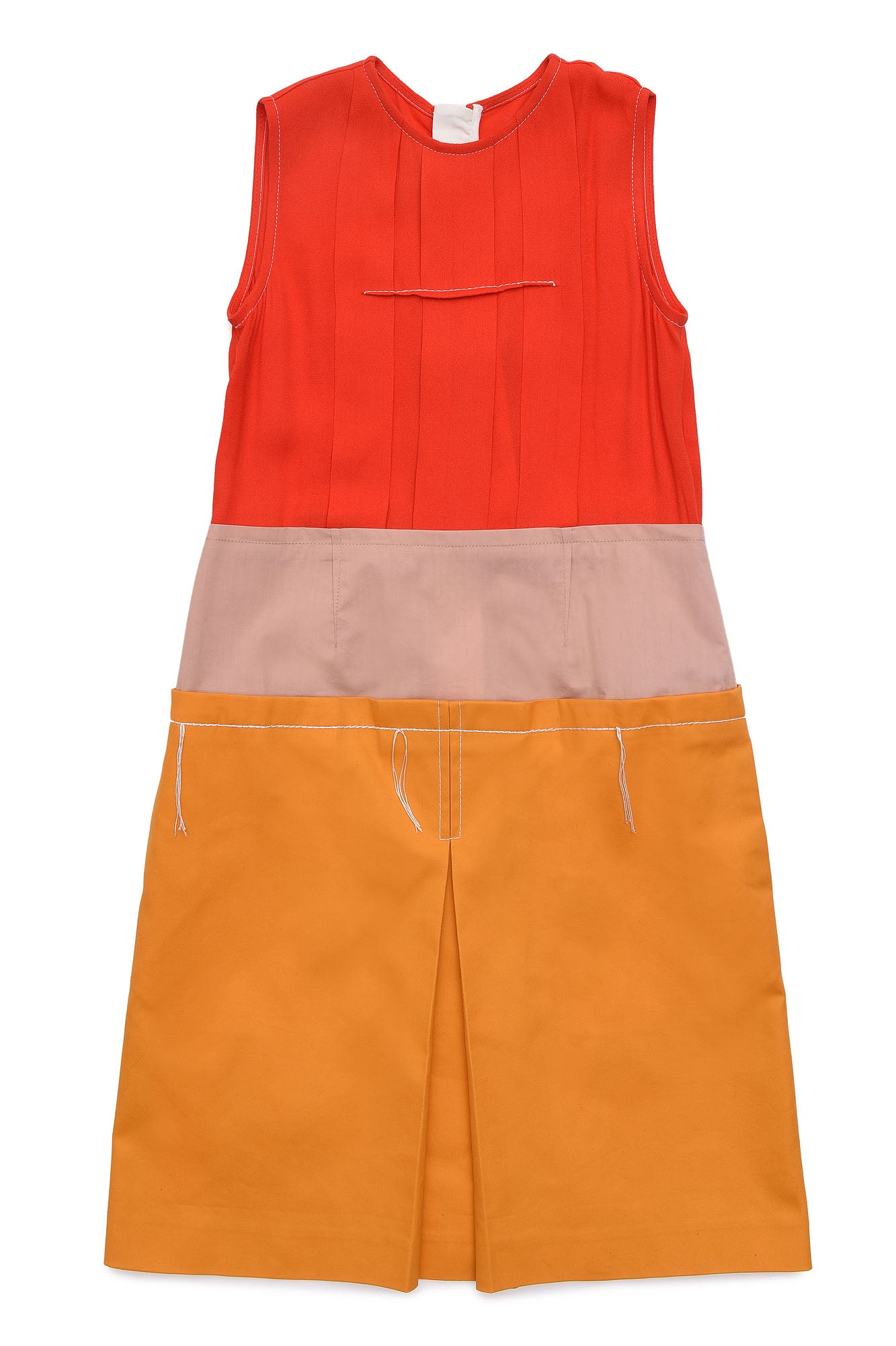 Girls Red & Yellow Dress